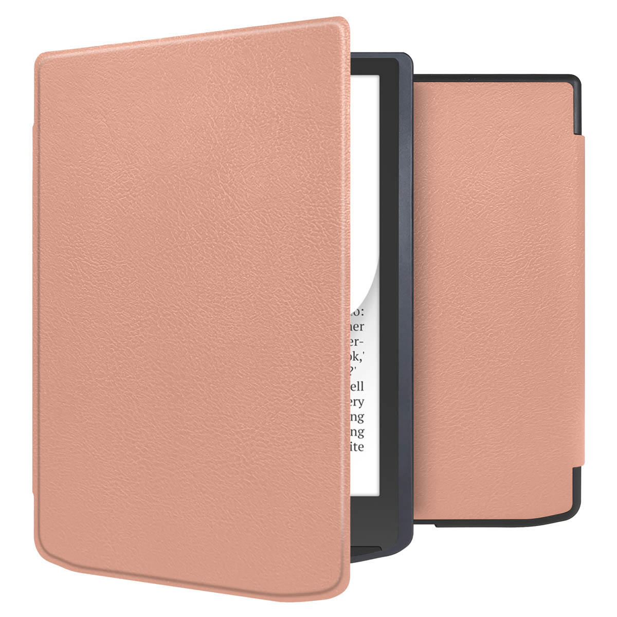 imoshion Slim Soft Case Bookcase voor de Pocketbook InkPad Color 3 / InkPad 4 - Rosé Goud