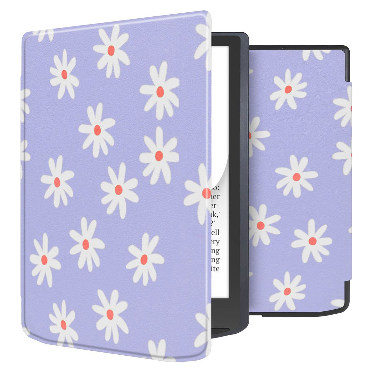 imoshion Étui á rabat Pocketbook InkPad Color 3 / InkPad 4 - Flowers Distance