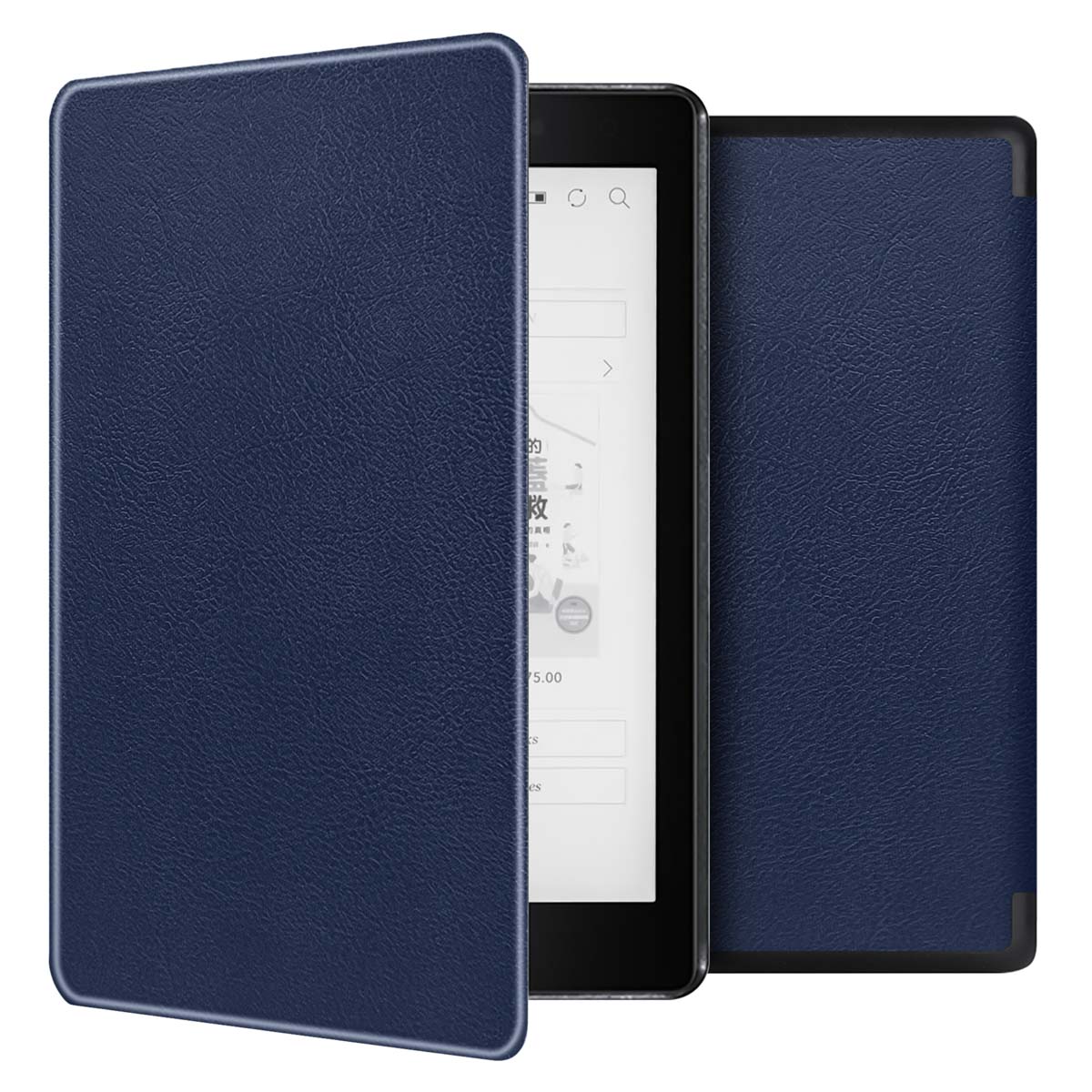 imoshion Slim Hard Case Bookcase voor de Kobo Aura One - Donkerblauw