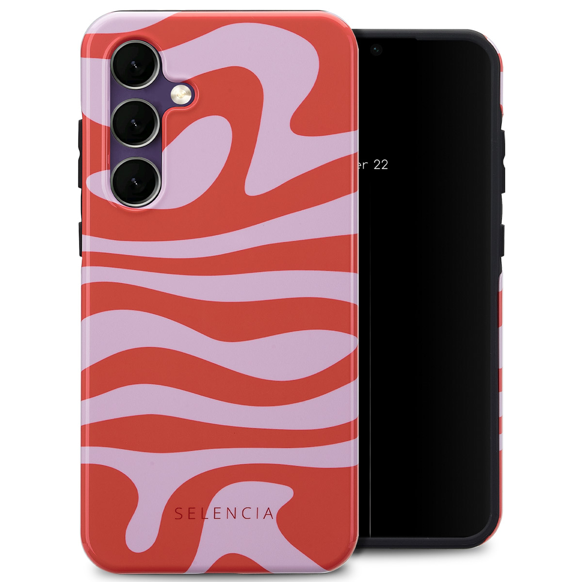 Selencia Coque arrière Vivid Samsung Galaxy S24 FE - Dream Swirl Pink