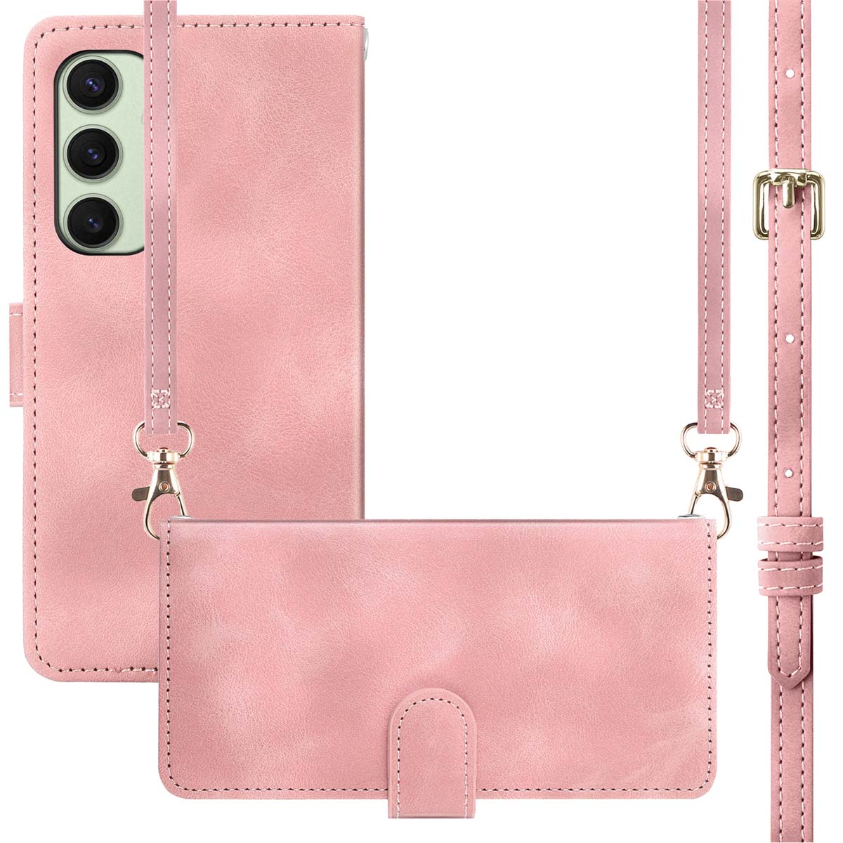 imoshion Bookcase met koord voor de Samsung Galaxy S24 FE - Roze