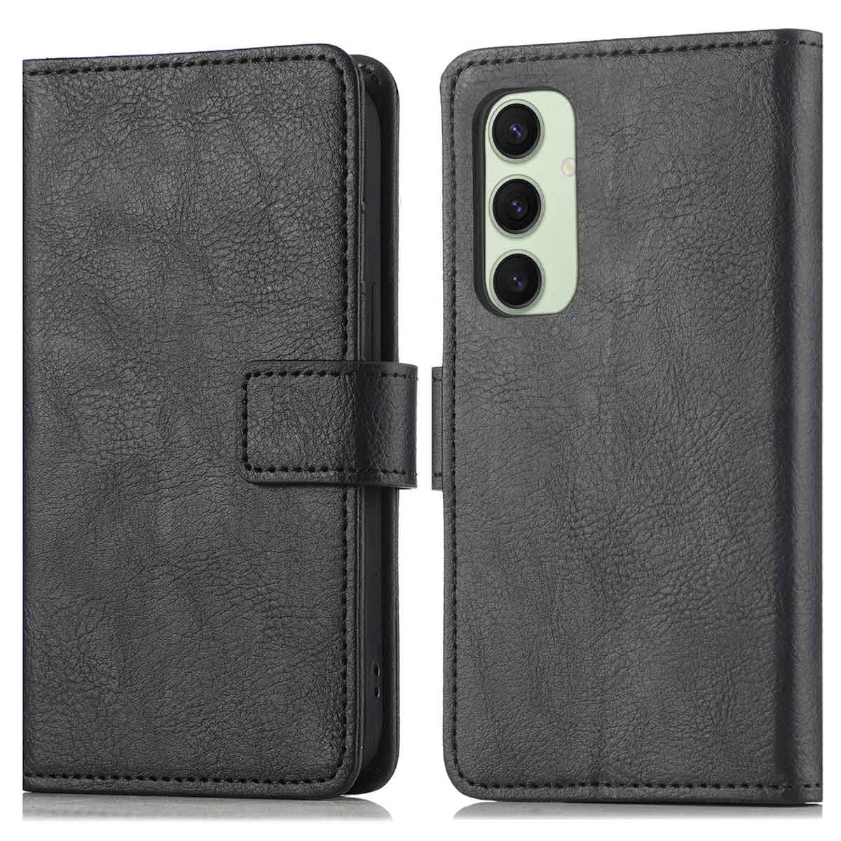 imoshion Luxe Bookcase voor de Samsung Galaxy S24 FE - Zwart