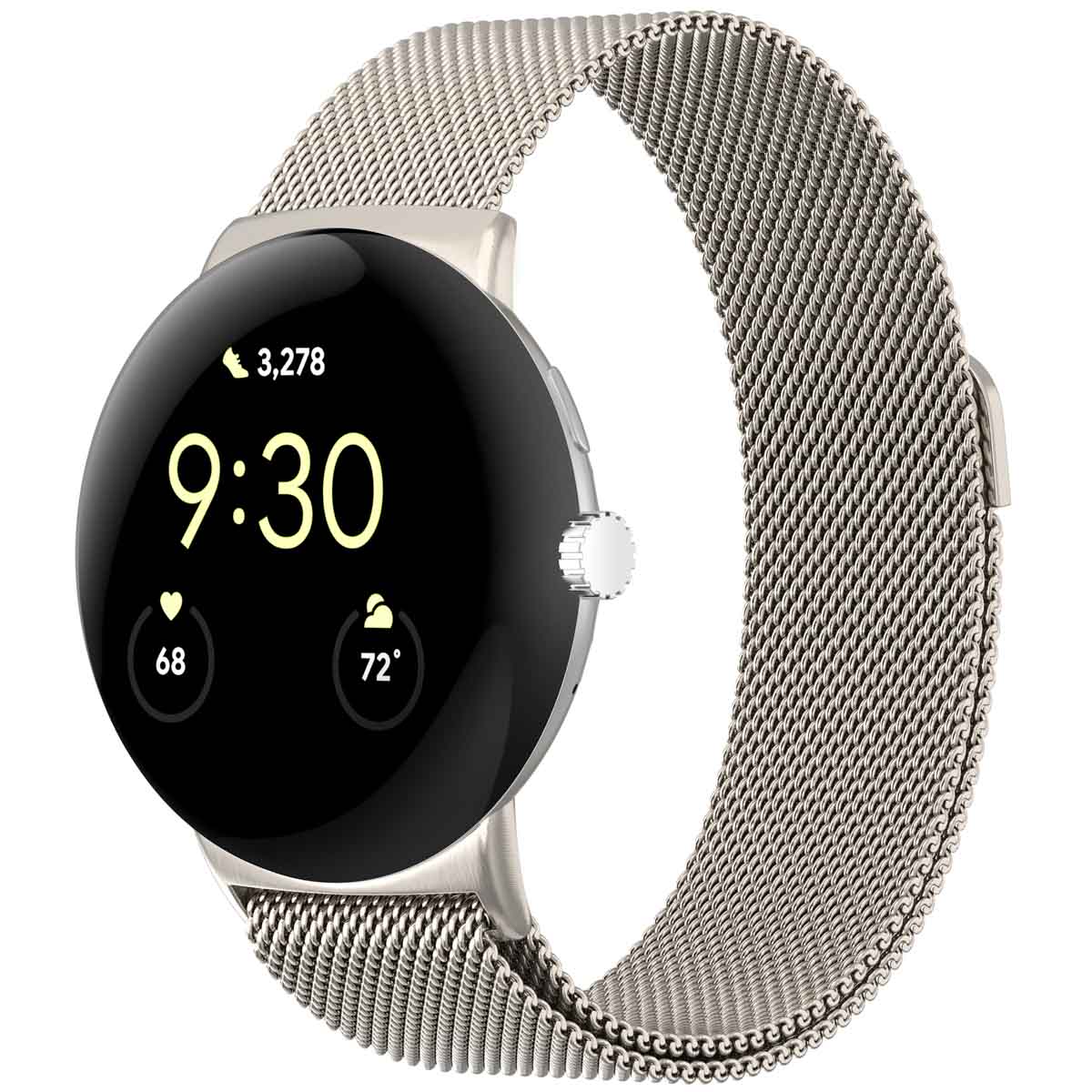 imoshion Bracelet magnétique milanais Google Pixel Watch 3 / 4 (45 mm) - Starlight
