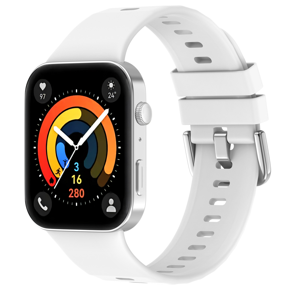 imoshion Bracelet silicone Huawei Watch Fit 3 - Blanc