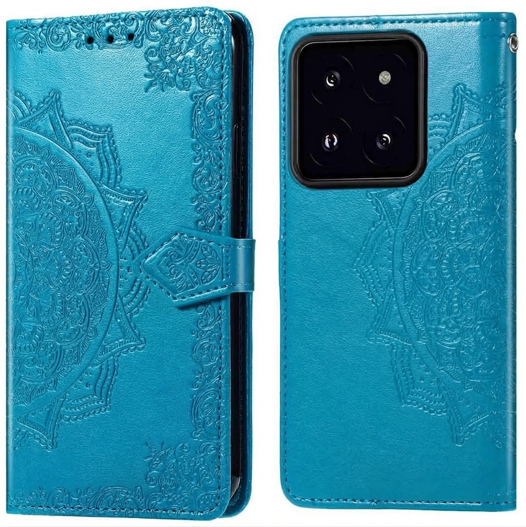 imoshion Mandala Bookcase voor de Xiaomi 14T Pro - Turquoise