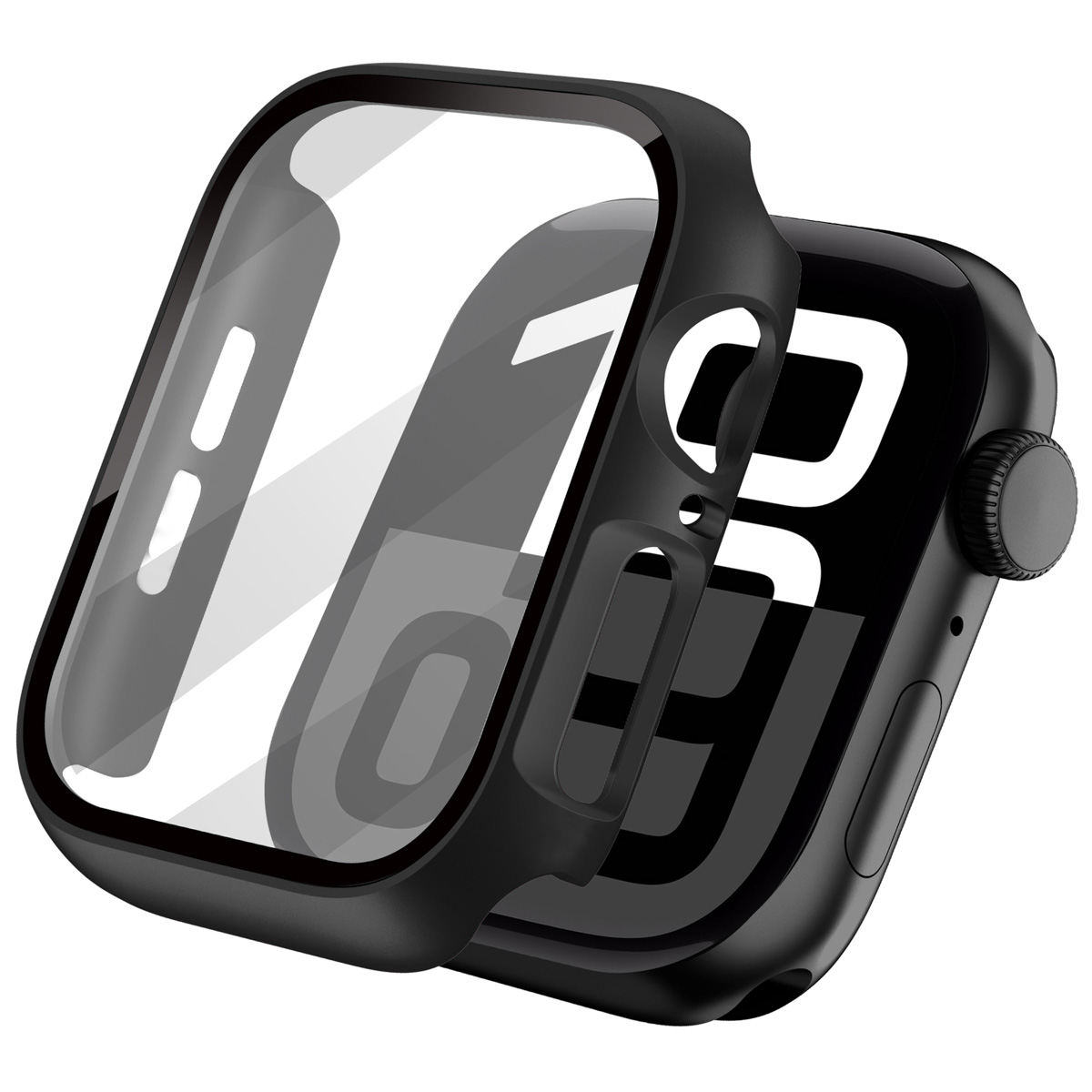 imoshion Full Cover Hardcase voor de Apple Watch 10 / 11 - 42 mm - Zwart