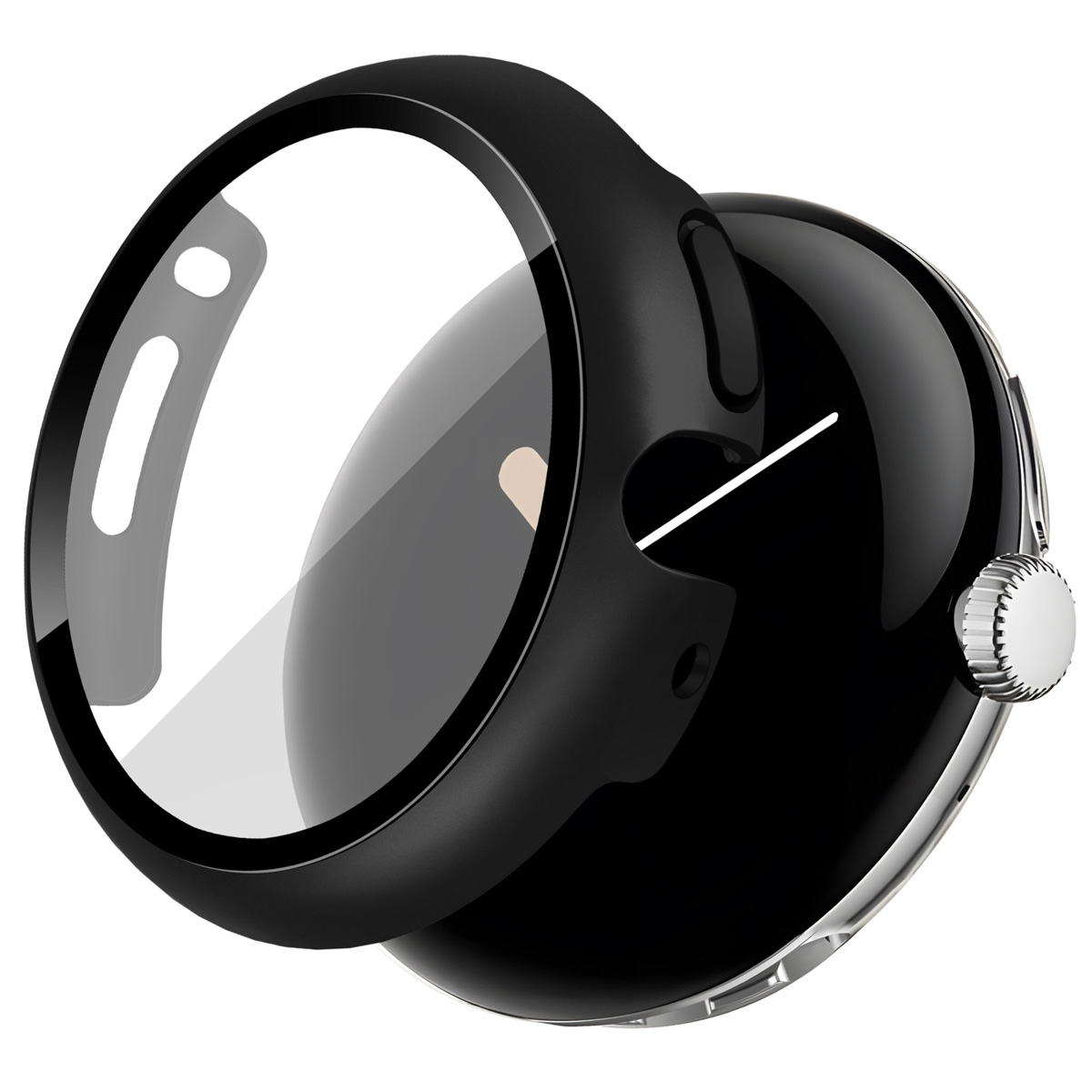imoshion Full Cover Hardcase voor de Google Pixel Watch / Watch 2 / Watch 3 / Watch 4 (41 mm) - Zwart