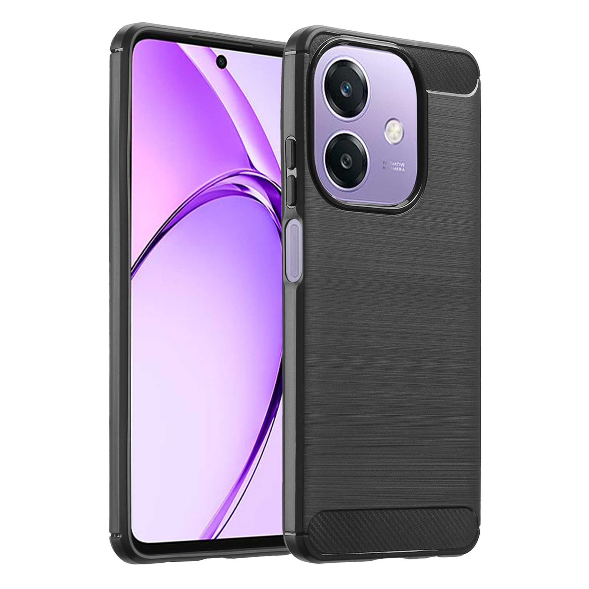imoshion Coque Brushed Oppo A40 (4G) / Oppo A40M (4G) / Oppo A60 (5G) - Noir