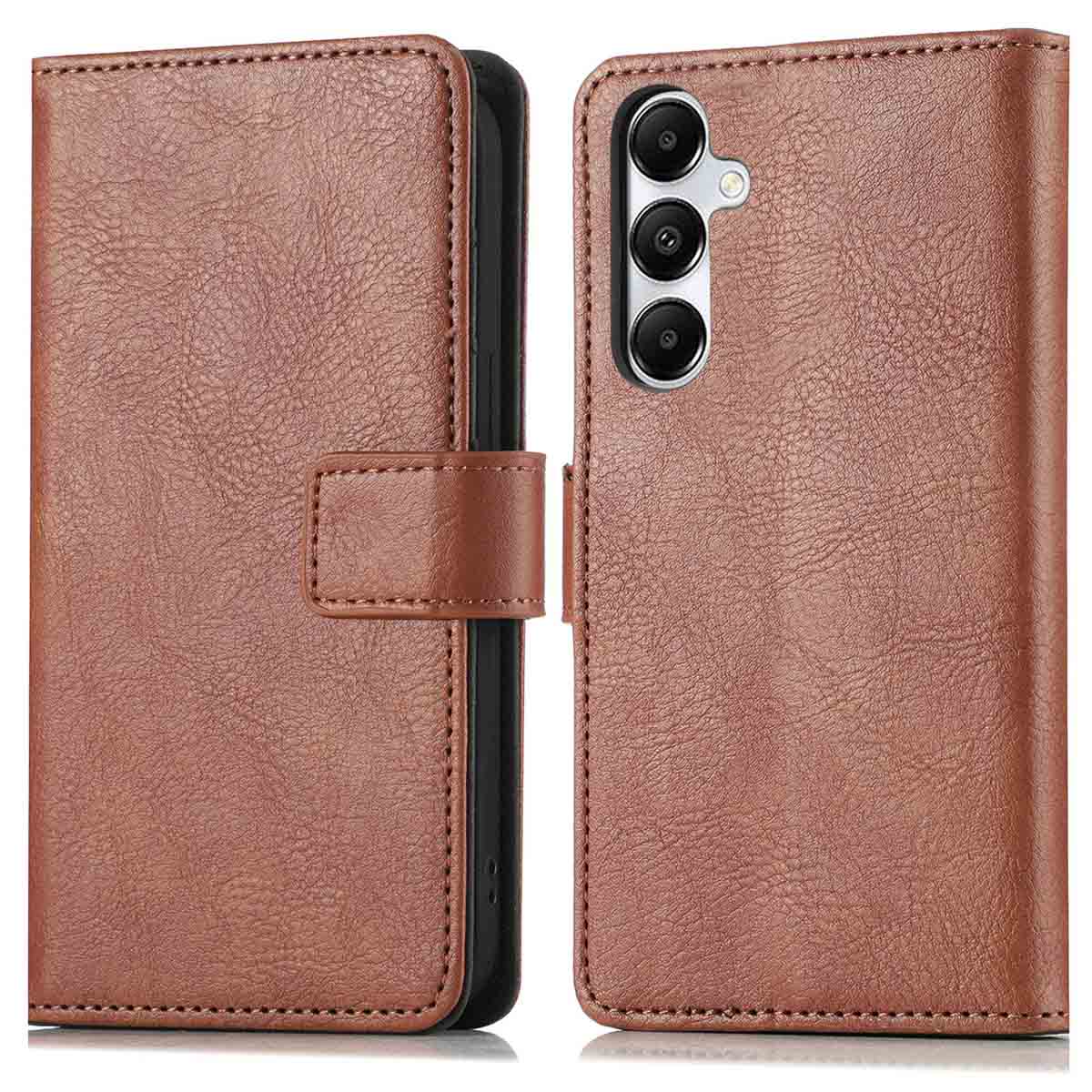 imoshion Luxe Bookcase voor de Samsung Galaxy S25 / S24 - Bruin