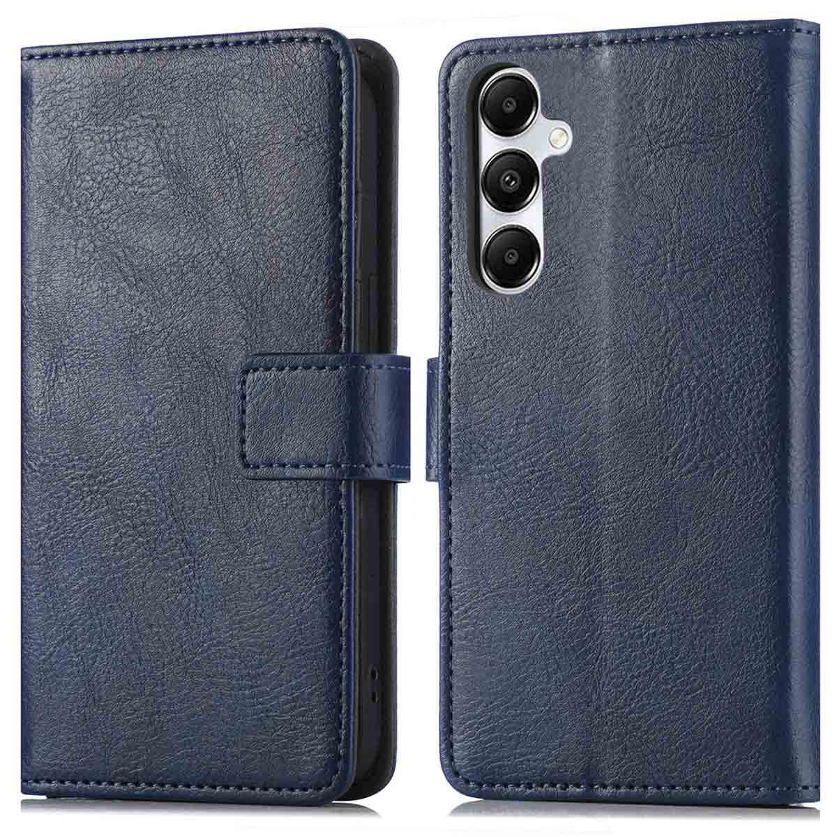 imoshion Luxe Bookcase voor de Samsung Galaxy S25 Plus - Donkerblauw