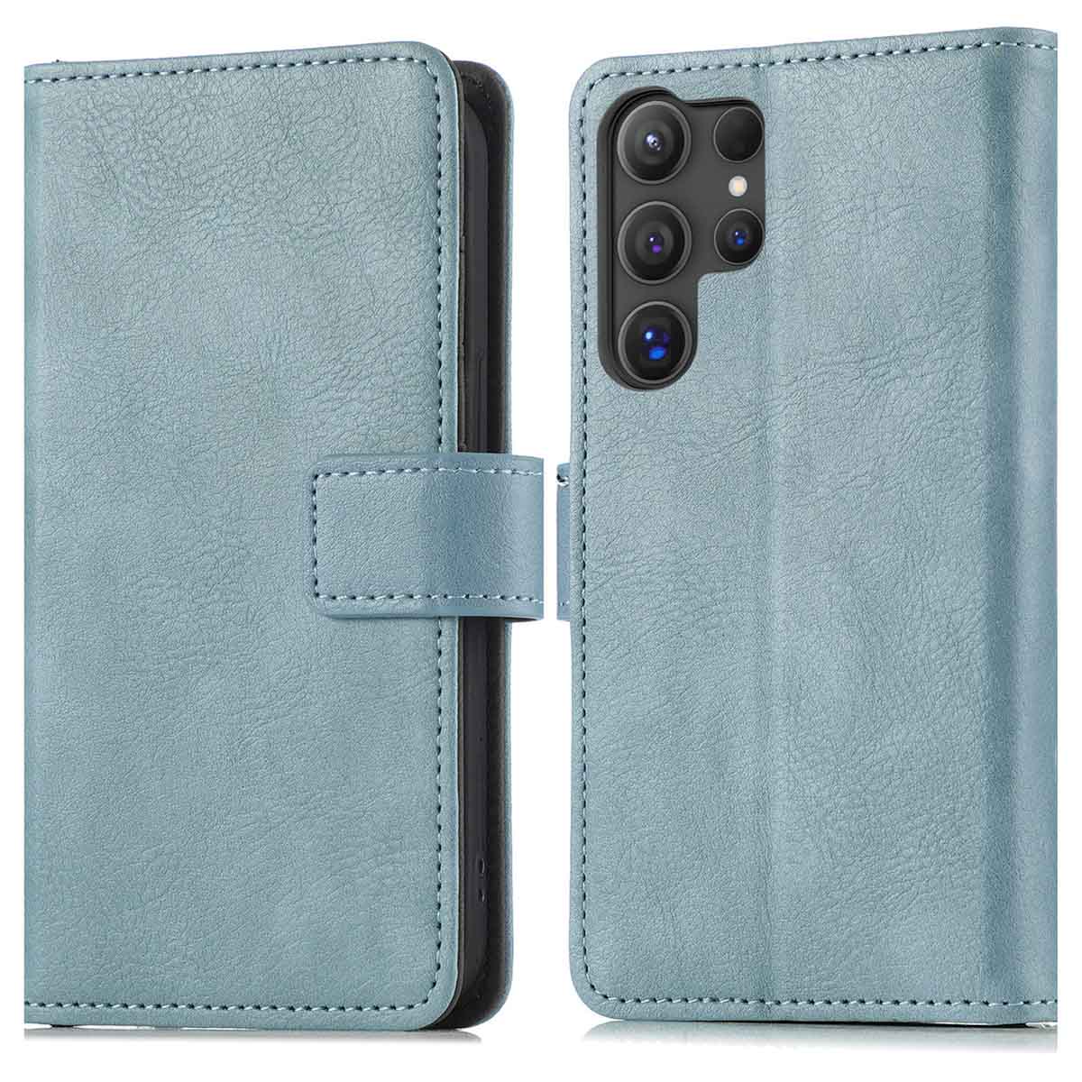 imoshion Luxe Bookcase voor de Samsung Galaxy S25 Ultra - Lichtblauw
