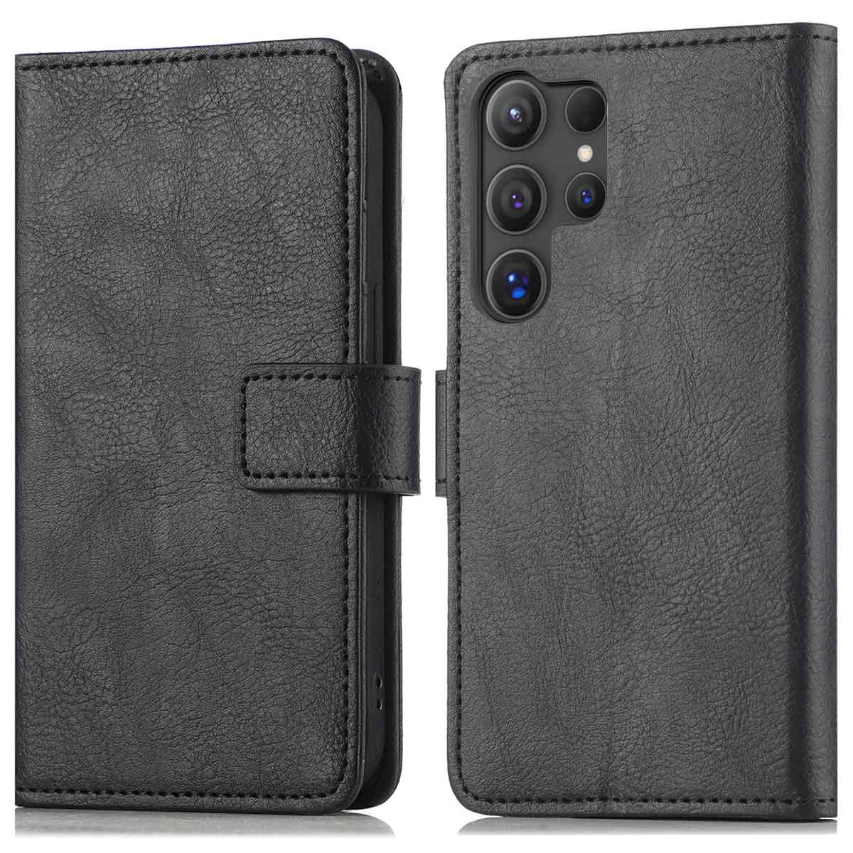 imoshion Luxe Bookcase voor de Samsung Galaxy S25 Ultra - Zwart