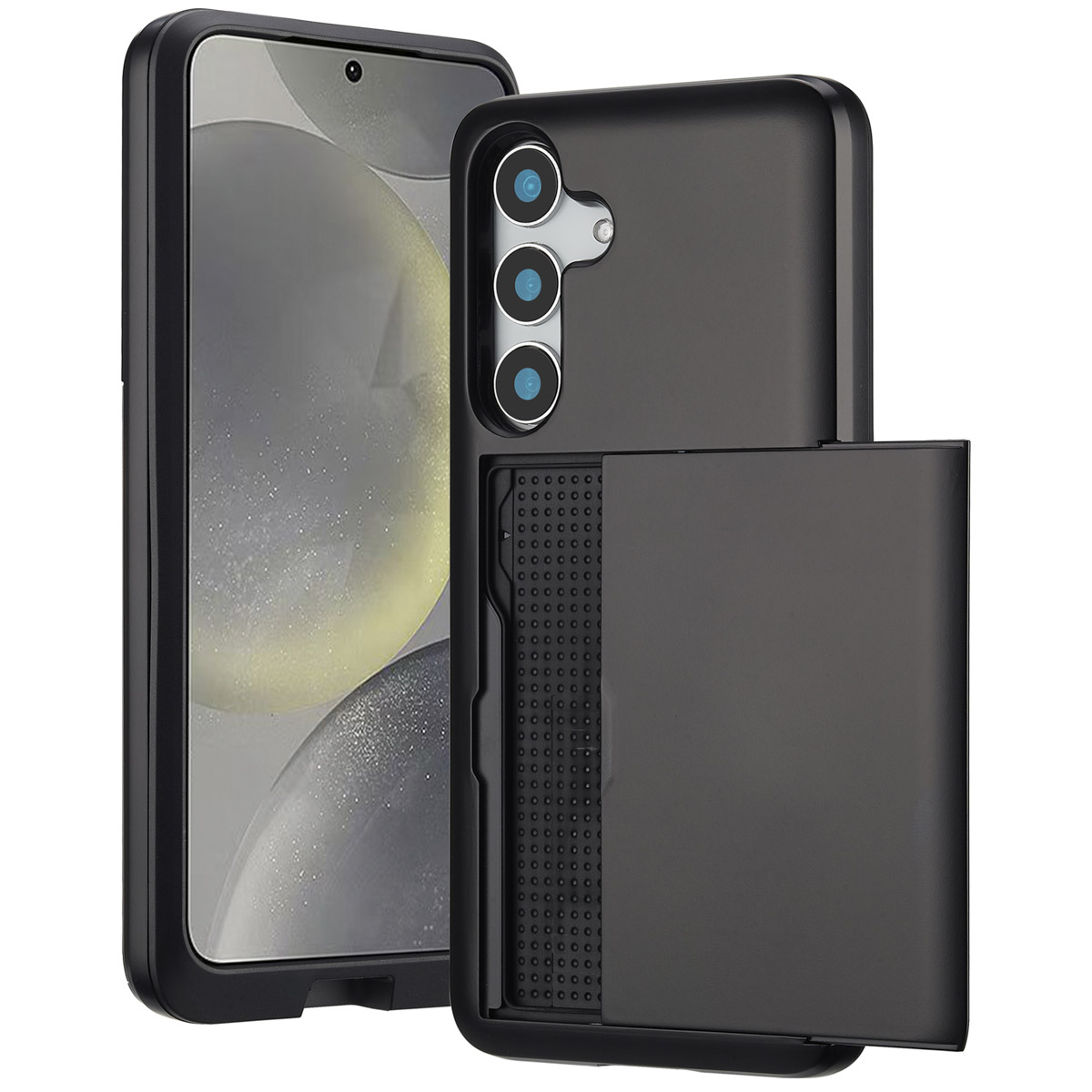 imoshion Backcover met pasjeshouder voor de Samsung Galaxy S25 - Zwart