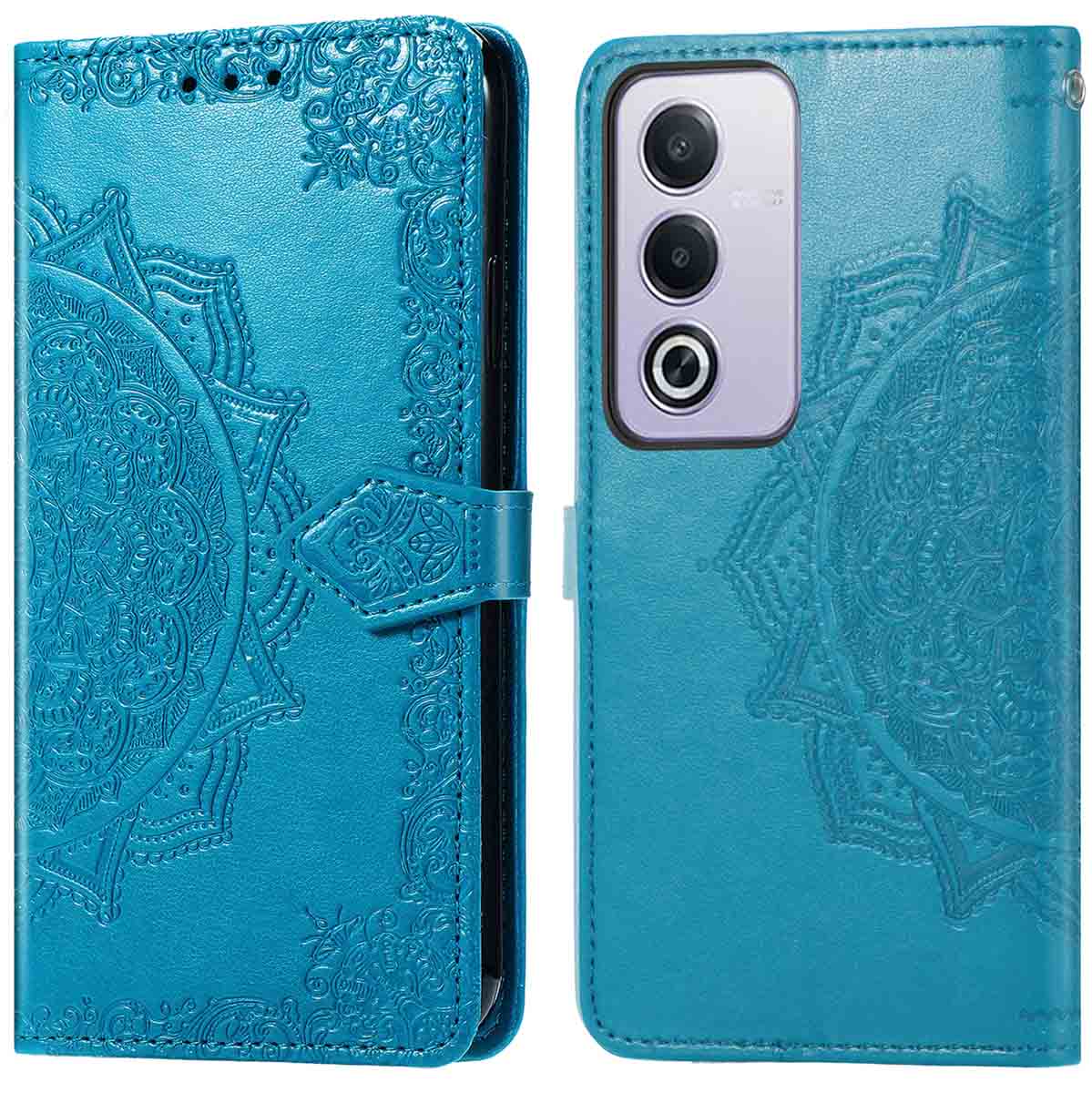 Coque Oppo A40 - Similicuir - imoshion Coque portefeuille - étui téléphone Turquoise