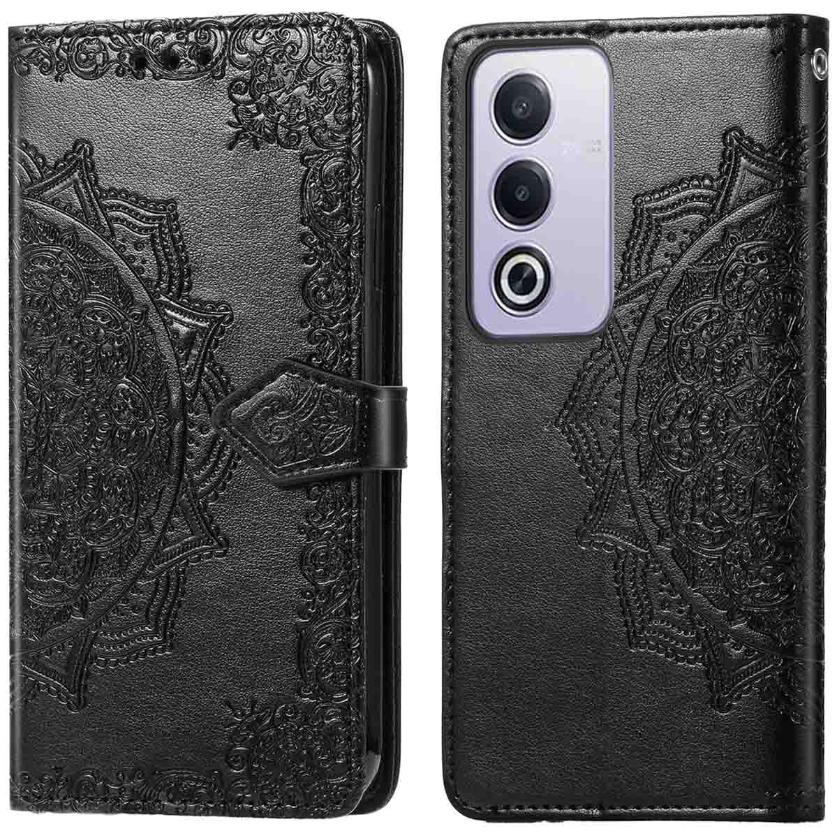 Coque Oppo A40 - Similicuir - imoshion Coque portefeuille - étui téléphone Noir