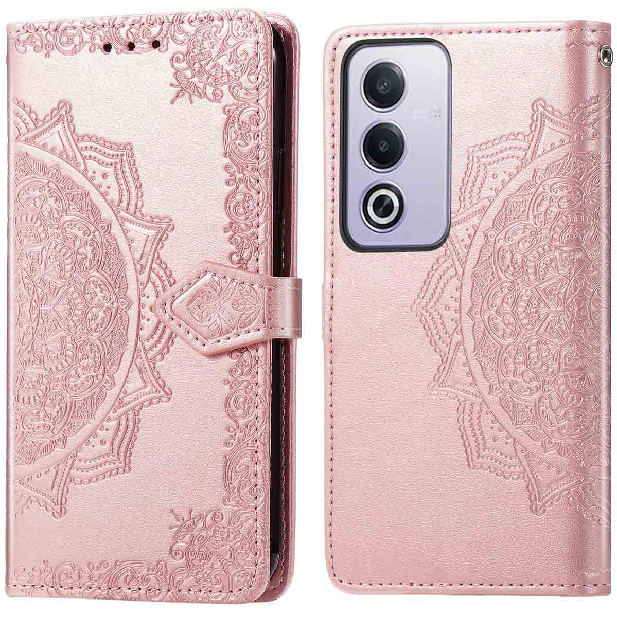 Coque Oppo A40 - Similicuir - imoshion Coque portefeuille - étui téléphone Rose dorée