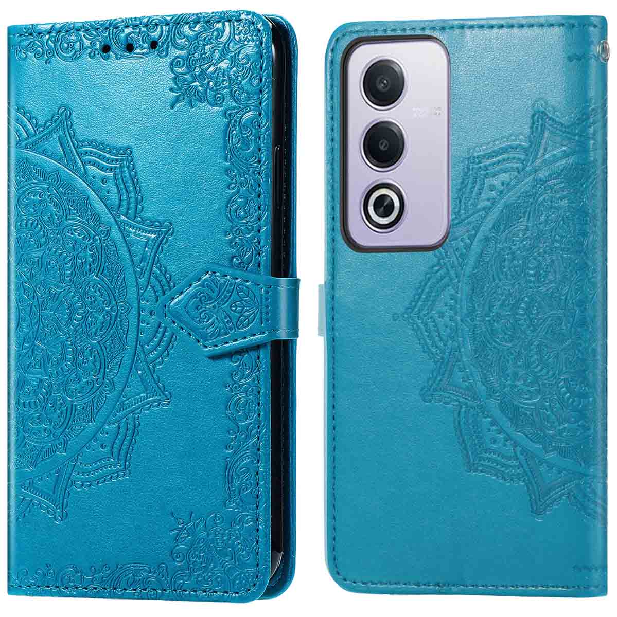imoshion Mandala Bookcase voor de Oppo A80 5G - Turquoise