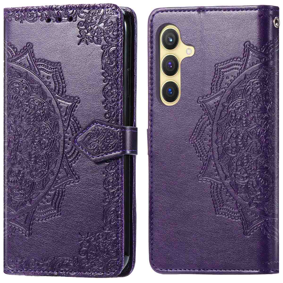 imoshion Mandala Bookcase voor de Samsung Galaxy S25 / S24 - Paars