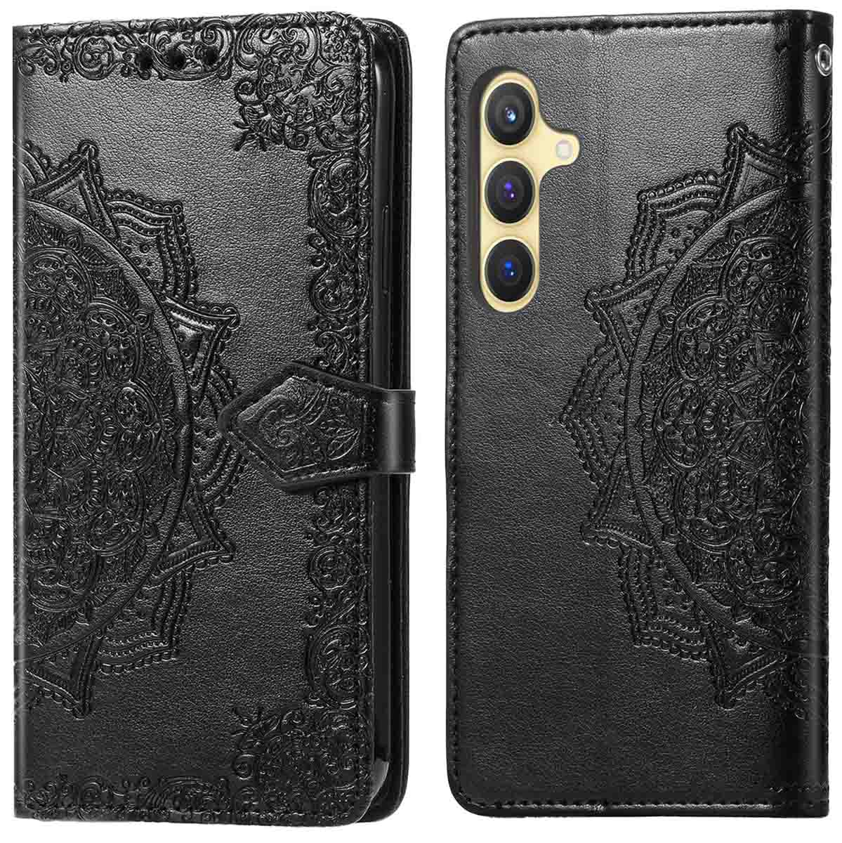 imoshion Mandala Bookcase voor de Samsung Galaxy S25 / S24 - Zwart
