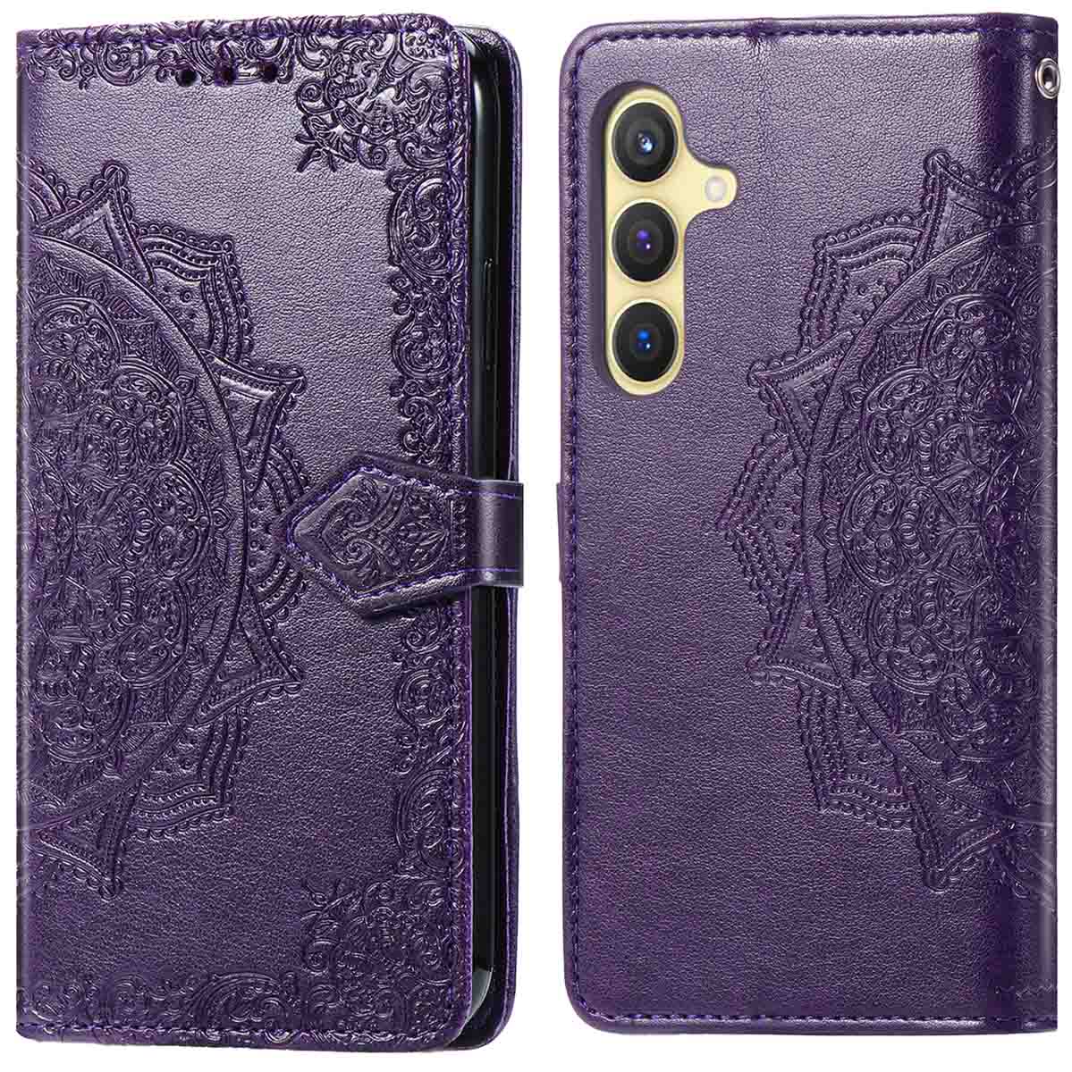 imoshion Mandala Bookcase voor de Samsung Galaxy S25 Plus - Paars