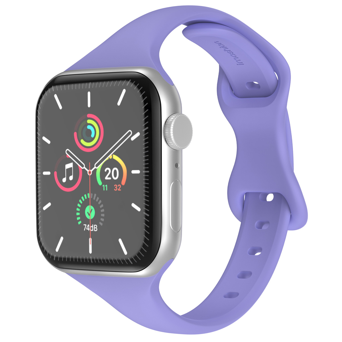 imoshion Bracelet slim en silicone Apple Watch | 44/45/46/49 mm - Lilas