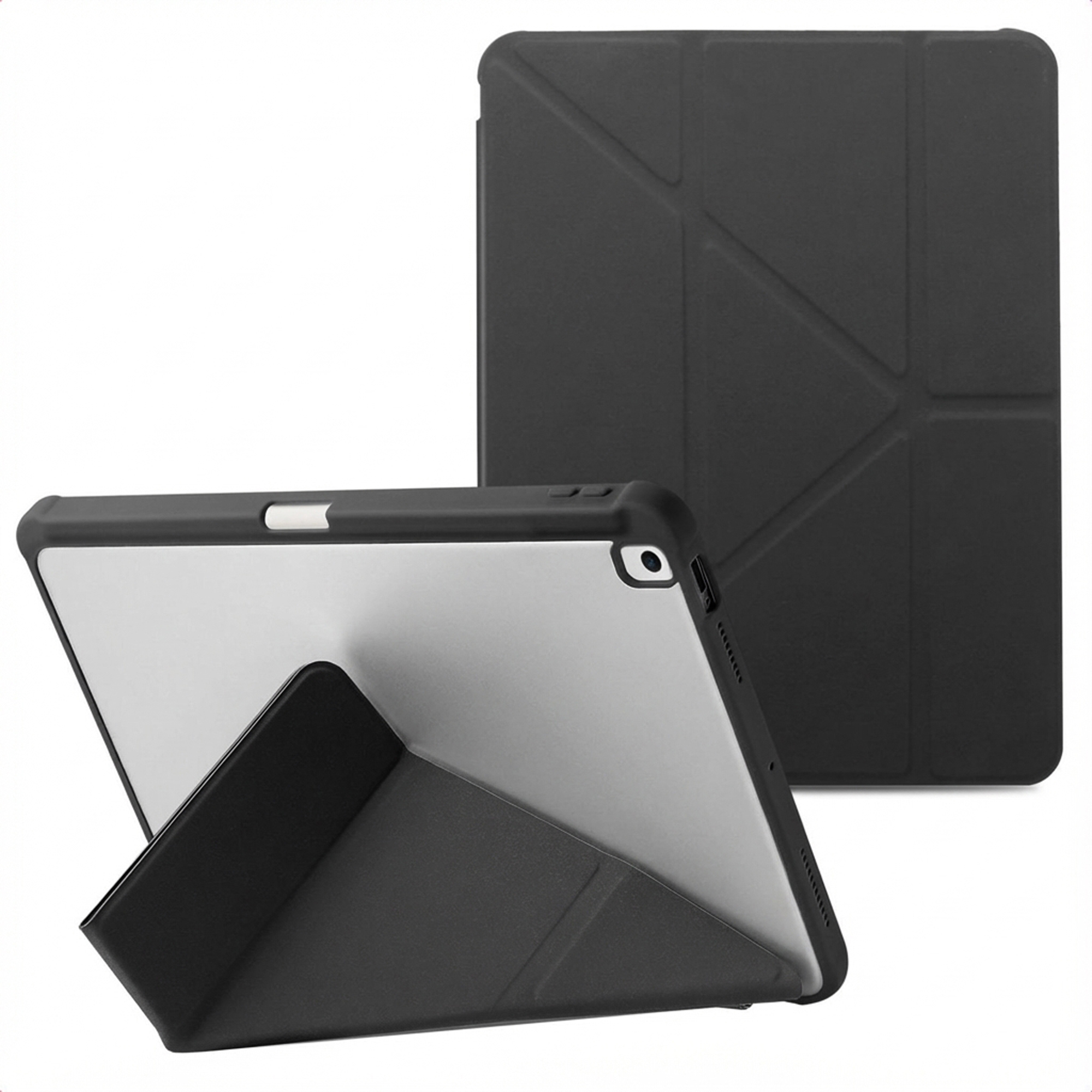 imoshion Origami Bookcase voor de Apple iPad 9 (2021) 10.2 inch / iPad 8 (2020) 10.2 inch / iPad 7 (2019) 10.2 inch - Zwart
