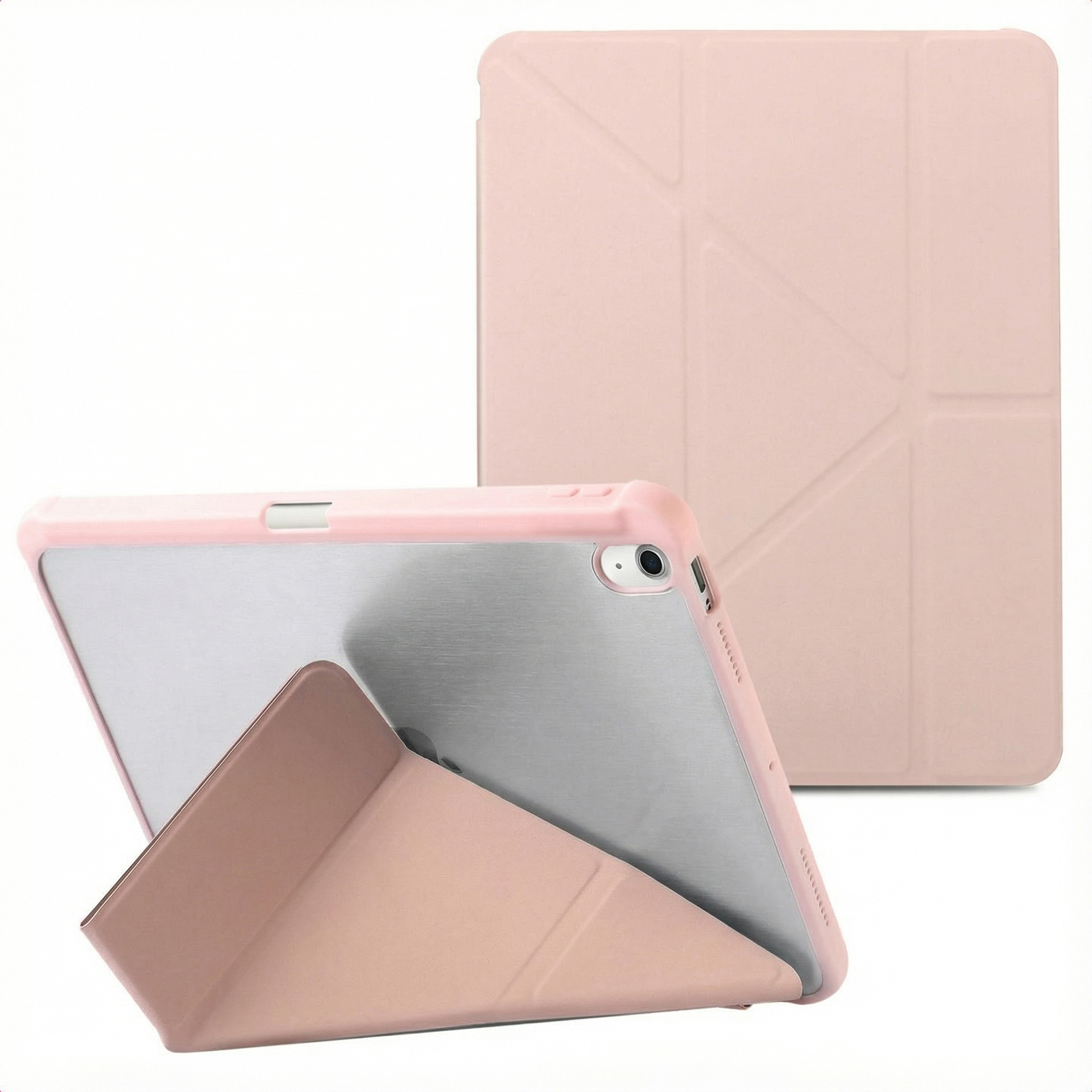 imoshion Origami Bookcase voor de Apple iPad 9 (2021) 10.2 inch / iPad 8 (2020) 10.2 inch / iPad 7 (2019) 10.2 inch - Roze