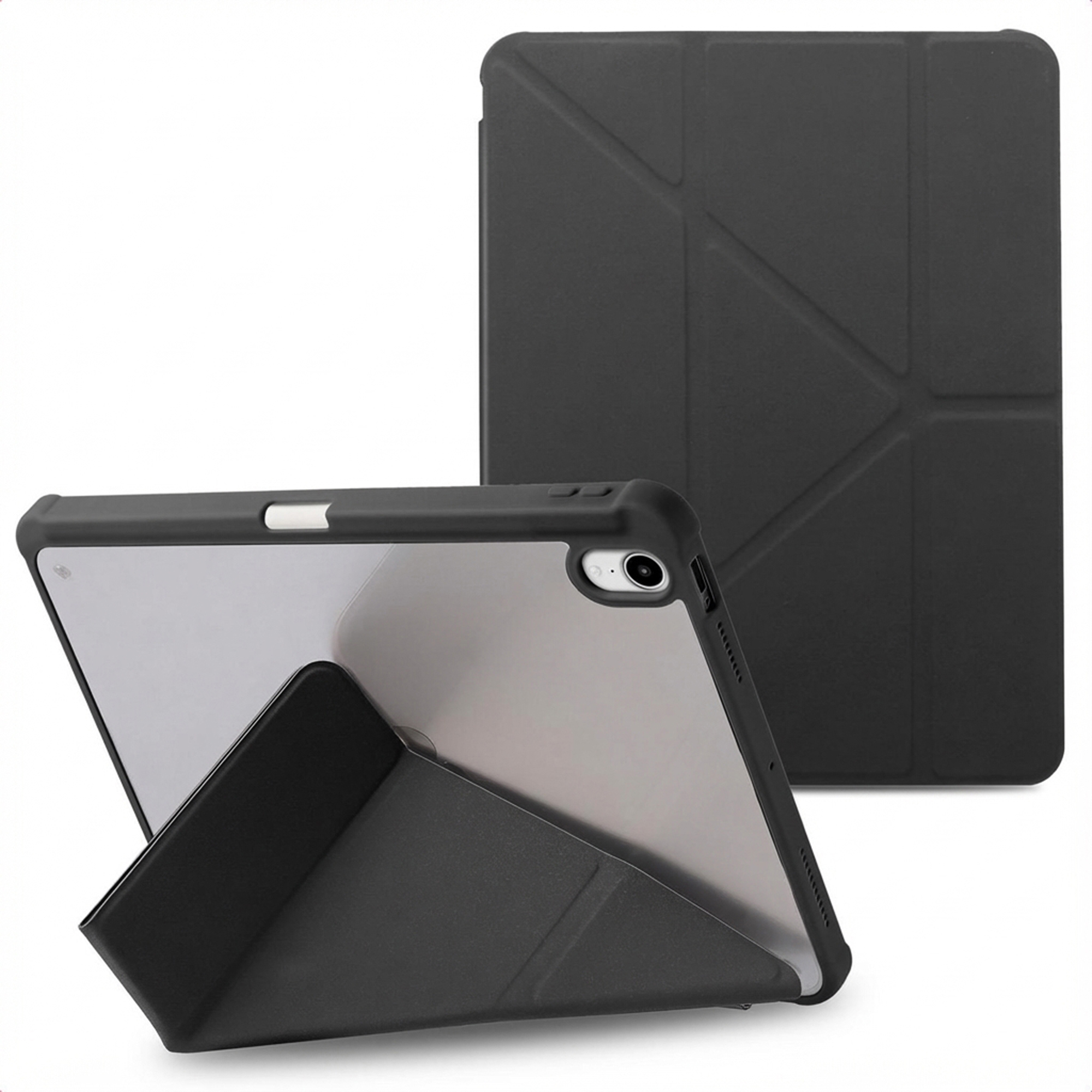 imoshion Origami Bookcase voor de Apple iPad 11 (2025) 11 inch A16 / iPad 10 (2022) 10.9 inch - Zwart