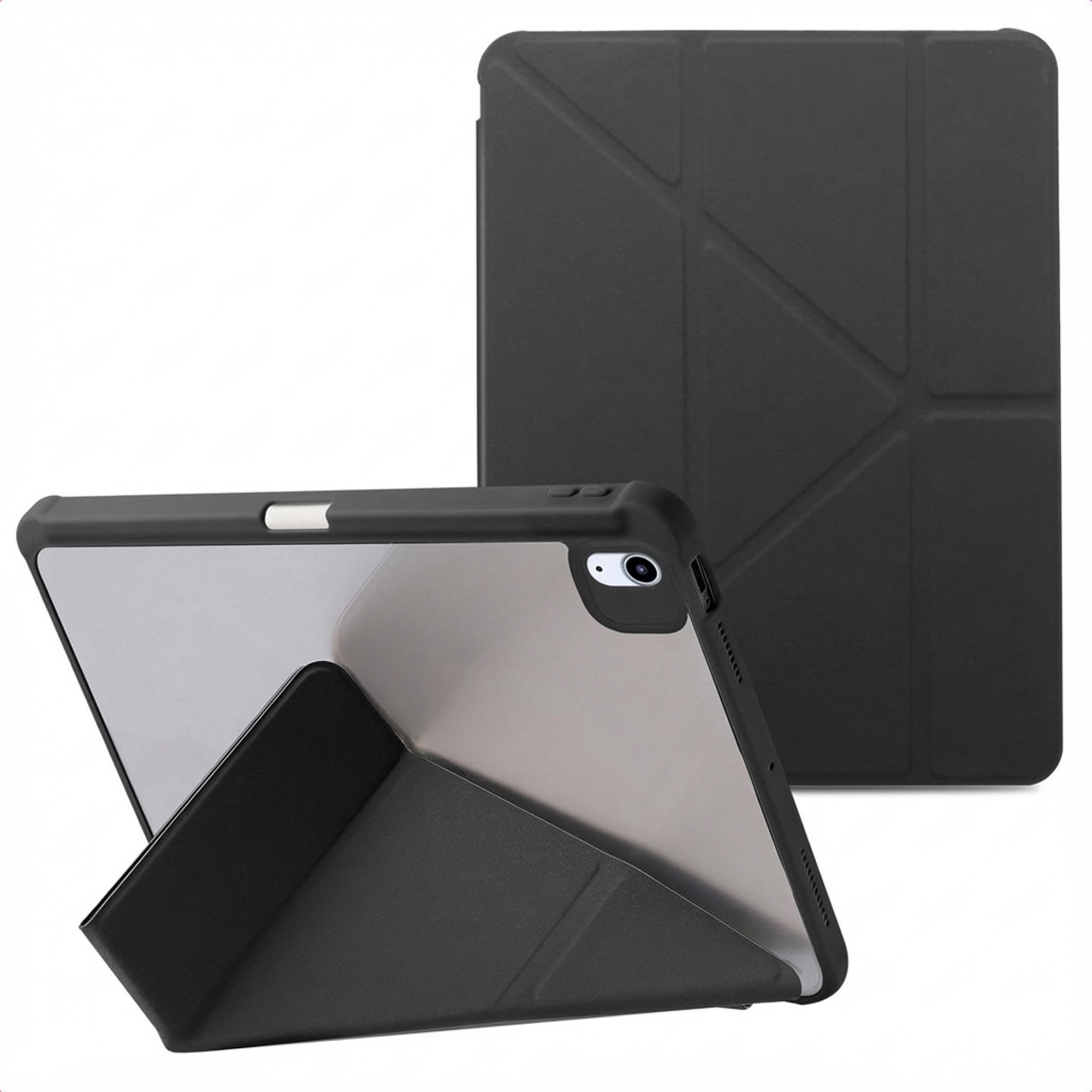 imoshion Coque tablette Origami Apple iPad Air 11 pouces (2026) M4 / (2025) M3 / (2024) M2 - Noir
