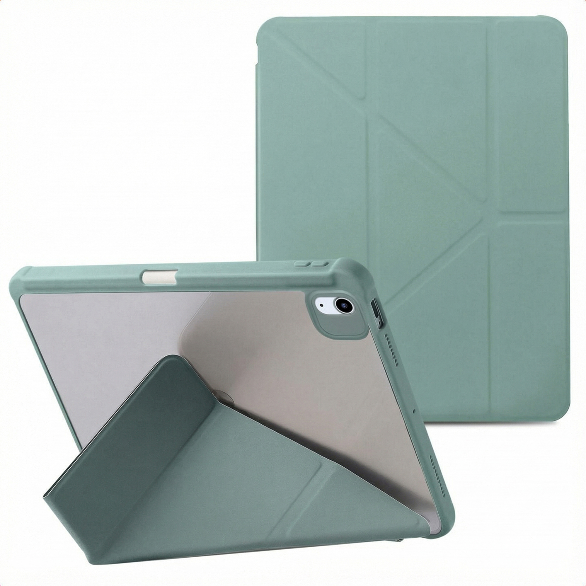 imoshion Coque tablette Origami Apple iPad Air 11 pouces (2026) M4 / (2025) M3 / (2024) M2 - Vert foncé