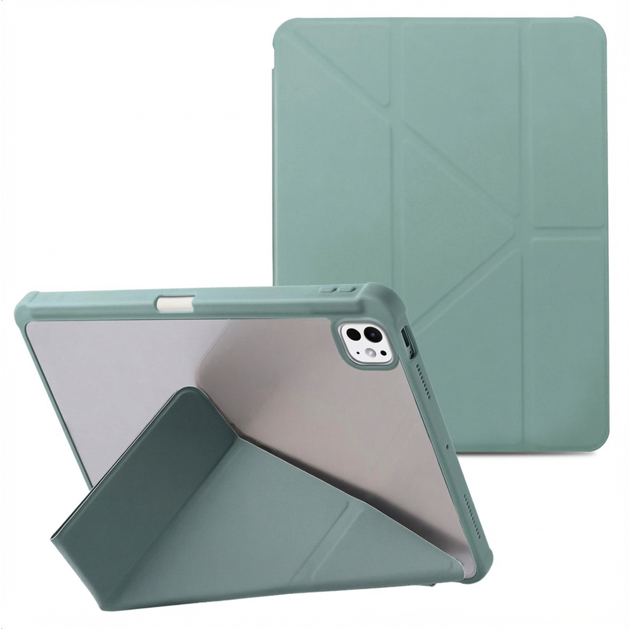 imoshion Coque tablette Origami Apple iPad Pro 13 (2025) M5 / (2024) M4 - Vert foncé