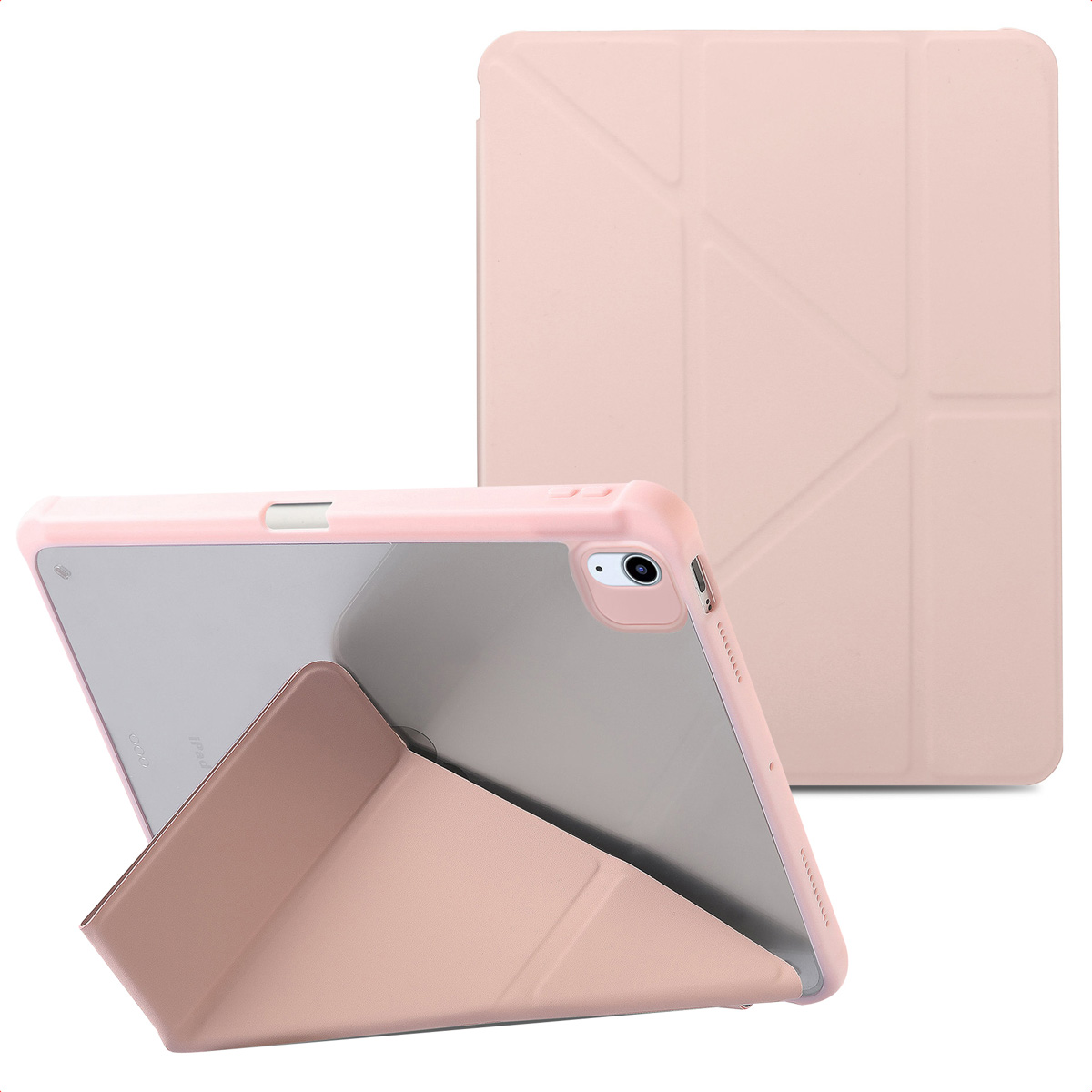 imoshion Origami Bookcase voor de Apple iPad Air 13 inch (2025) M3 / (2024) M2 - Roze