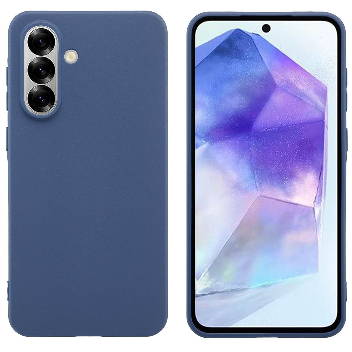 imoshion Coque Couleur Samsung Galaxy A36 - Bleu foncé