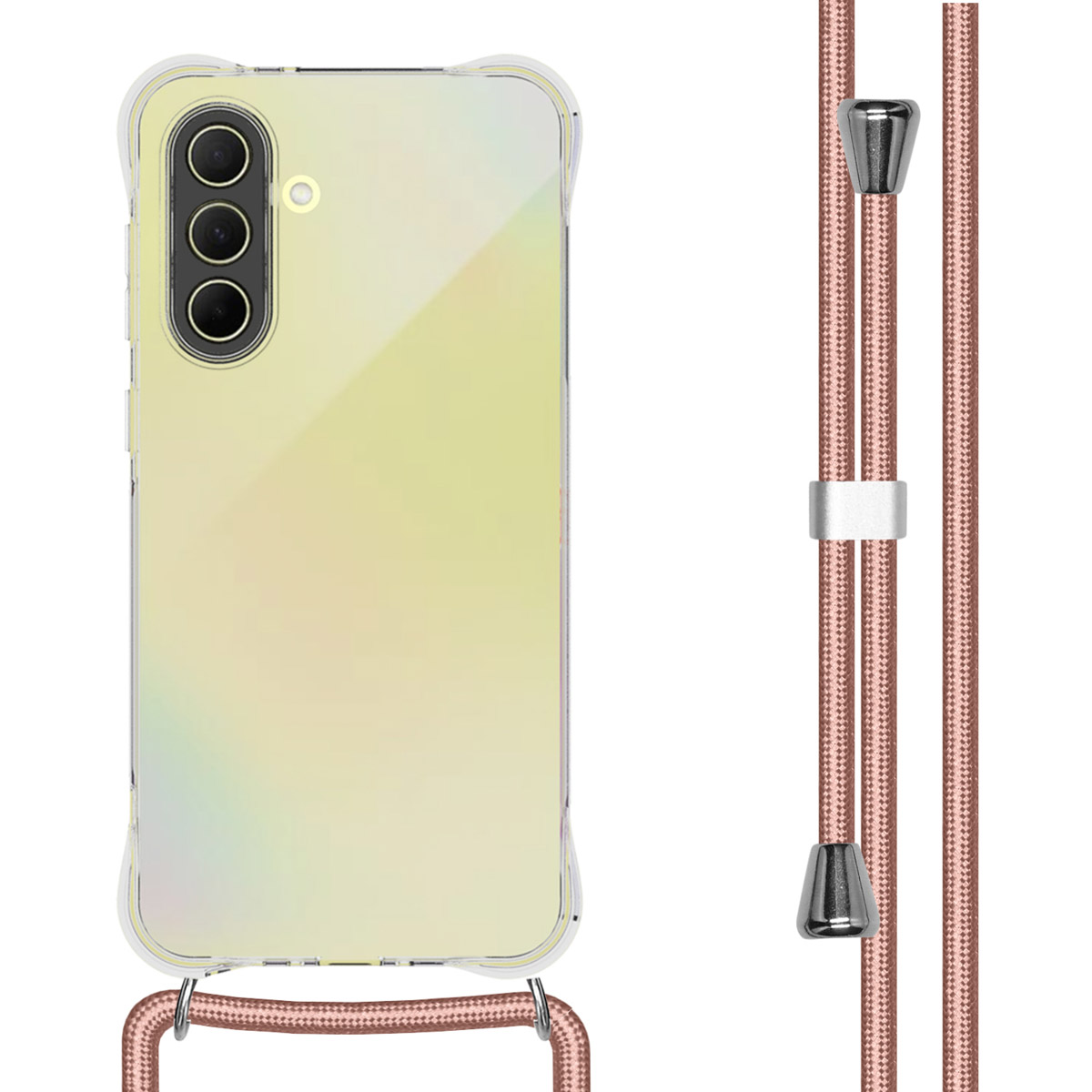 imoshion Transparante Backcover met koord voor de Samsung Galaxy A36 - Rosé Goud