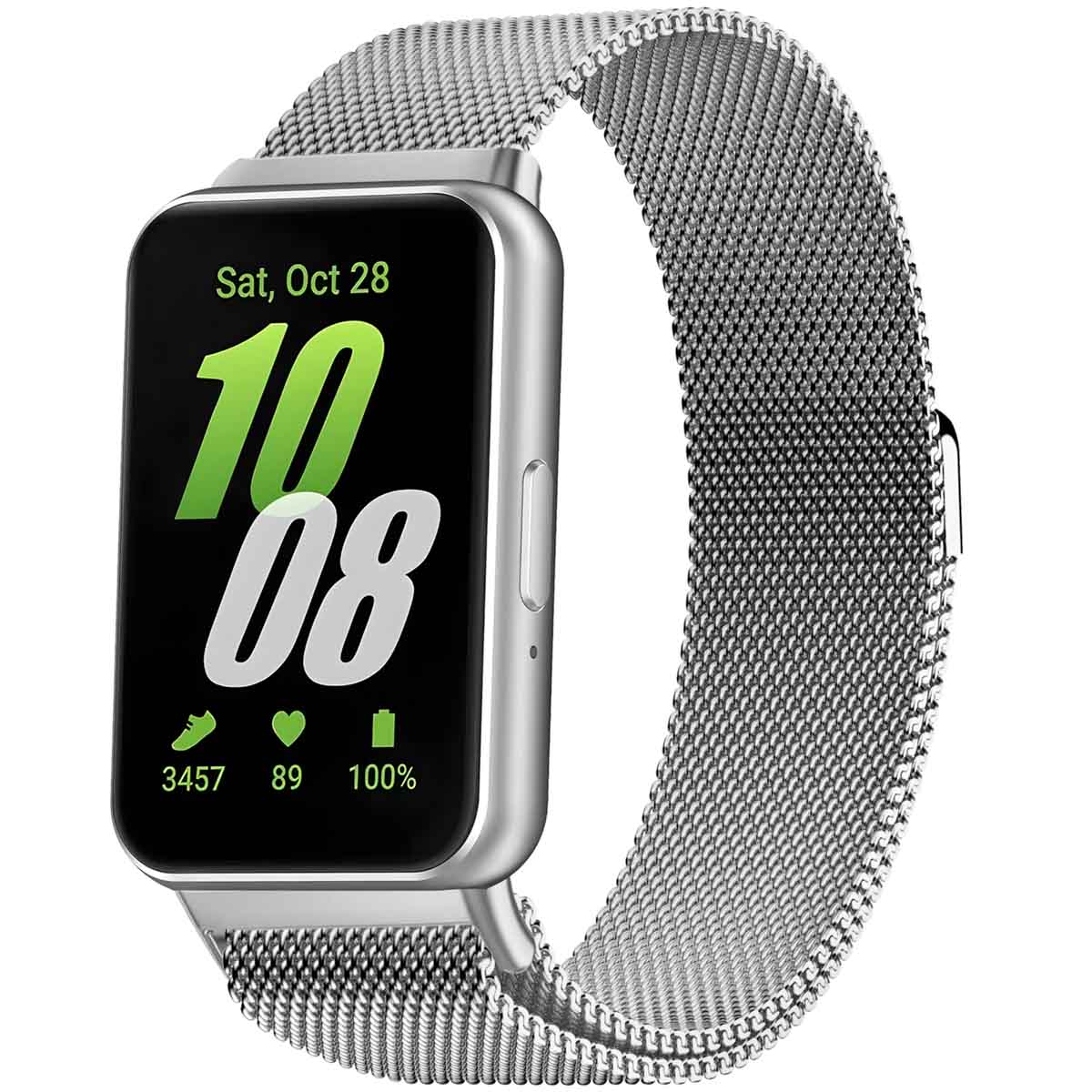 imoshion Bracelet magnétique milanais Samsung Galaxy Fit 3 - Argent