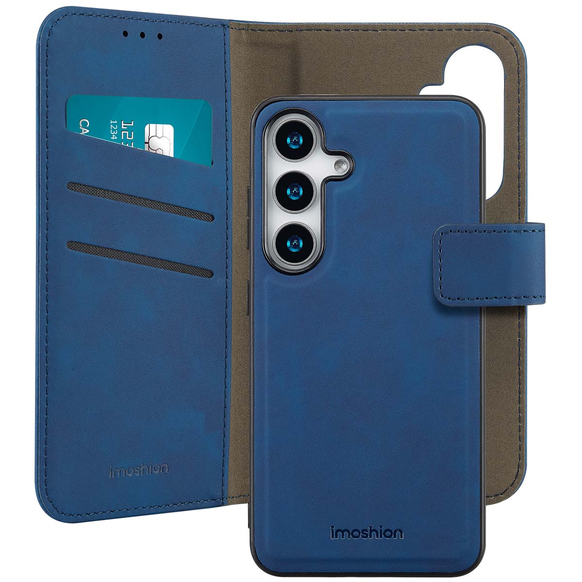 imoshion Uitneembare 2-in-1 Luxe Bookcase voor de Samsung Galaxy S25 - Blauw