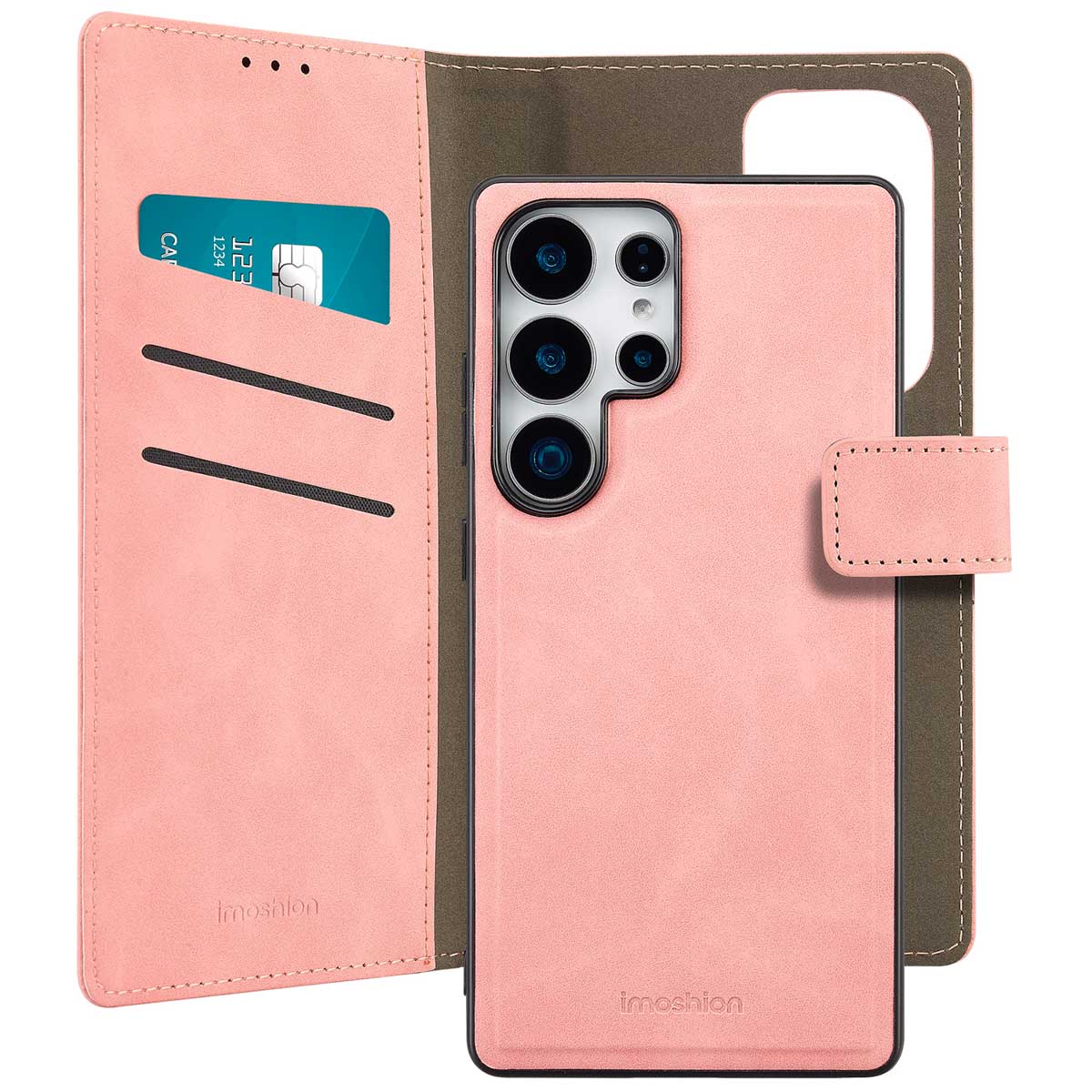 imoshion Etui de télephone luxe 2-en-1 amovible Samsung Galaxy S25 Ultra - Rose