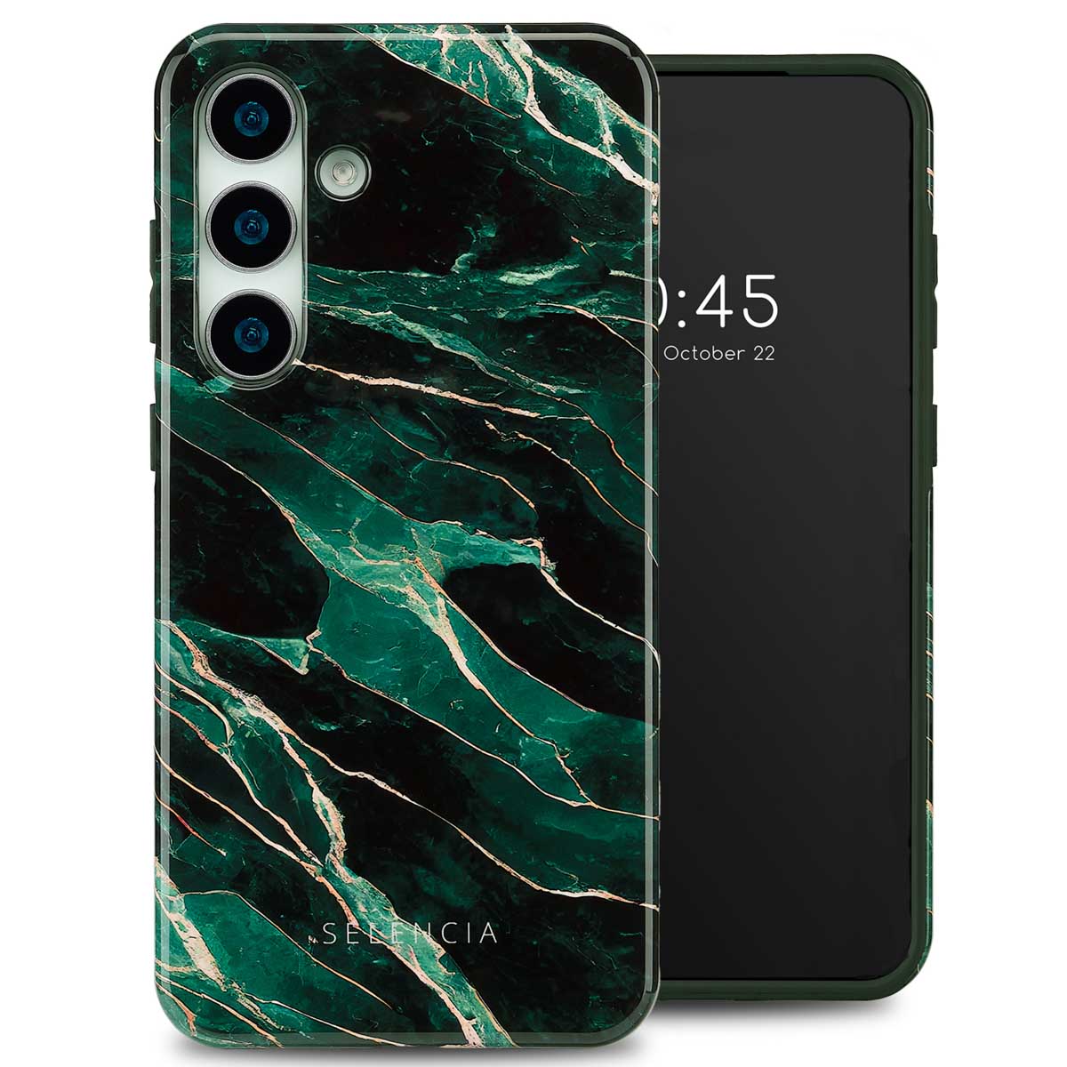 Selencia Coque arrière Vivid Samsung Galaxy S25 Plus - Chic Marble Quartz