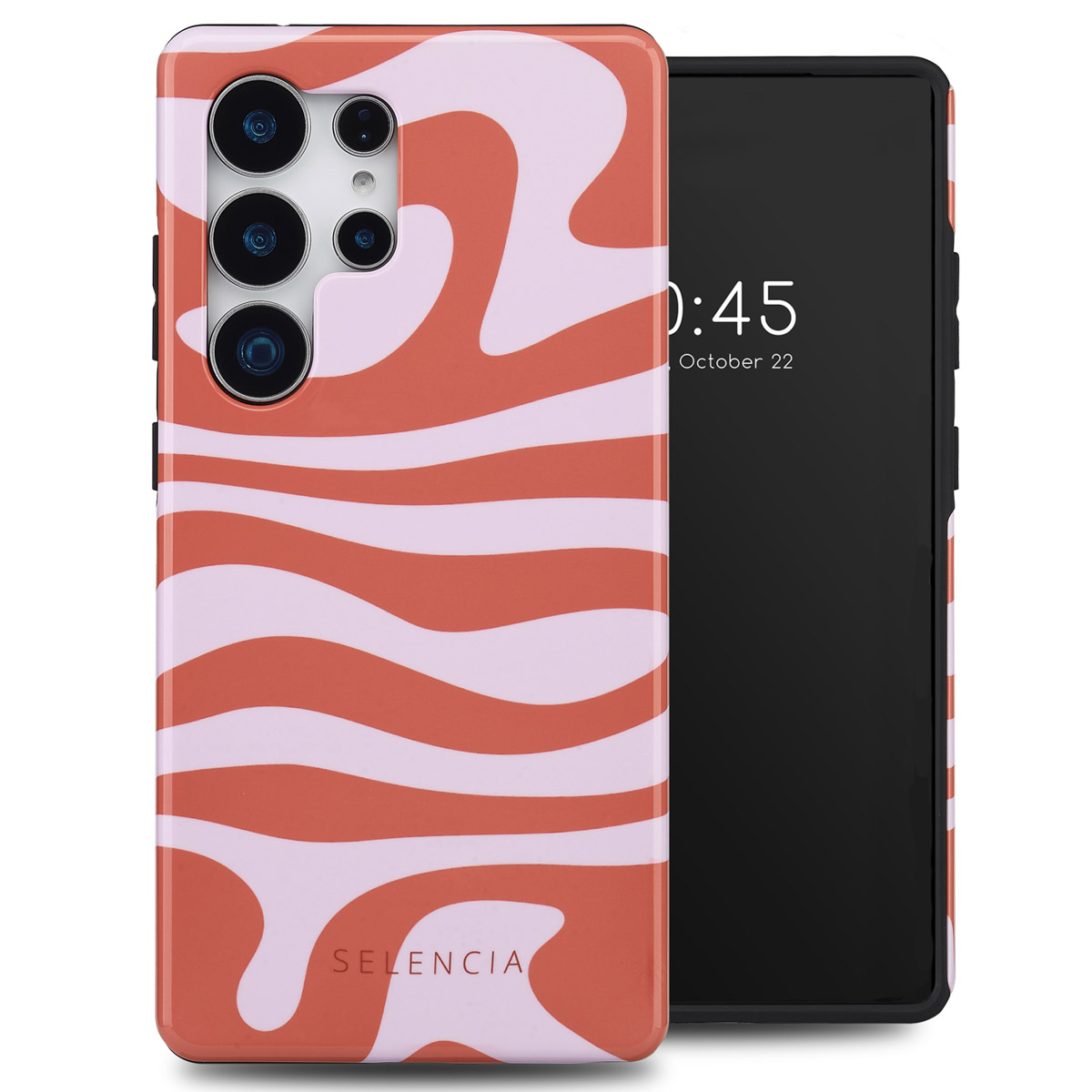 Selencia Coque arrière Vivid Samsung Galaxy S25 Ultra - Dream Swirl Pink