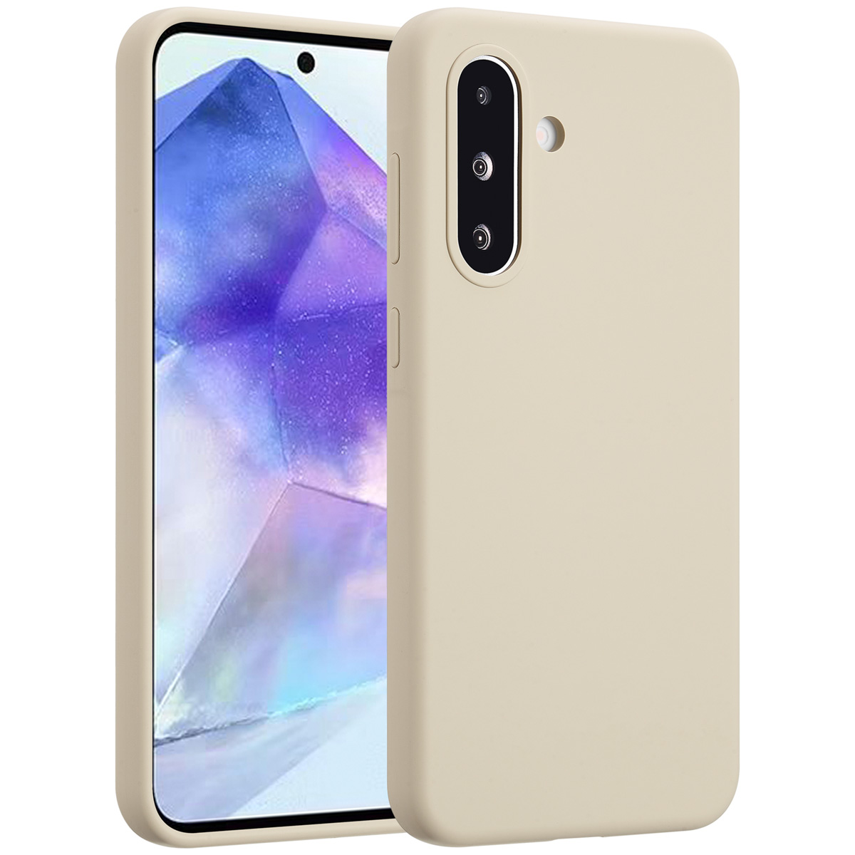 Accezz Liquid Silicone Backcover voor de Samsung Galaxy A36 / A56 - Stone