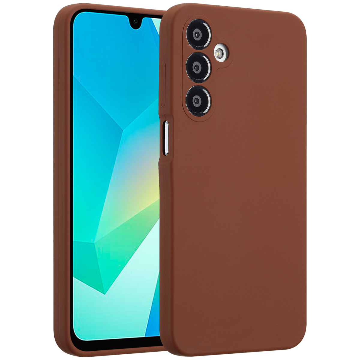 Accezz Coque Liquid Silicone Samsung Galaxy A16 - New Tea Brown
