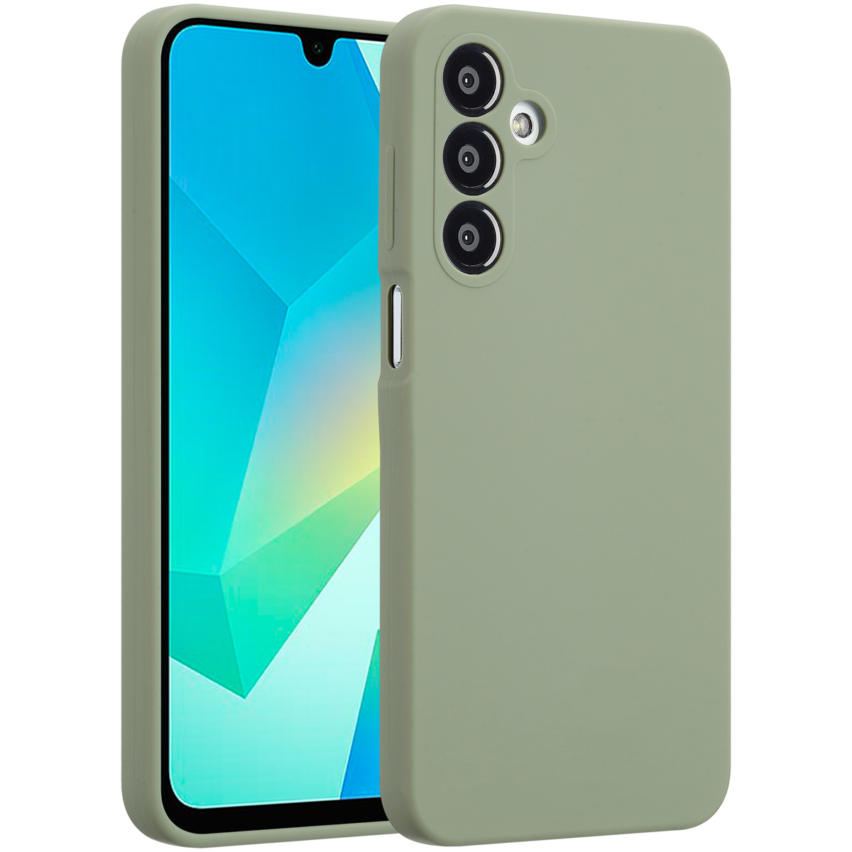 Accezz Coque Liquid Silicone Samsung Galaxy A16 - Cooper Green