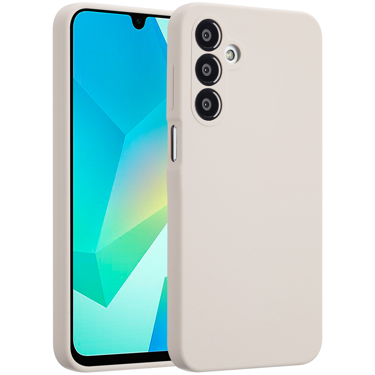 Accezz Liquid Silicone Backcover voor de Samsung Galaxy A16 - Stone
