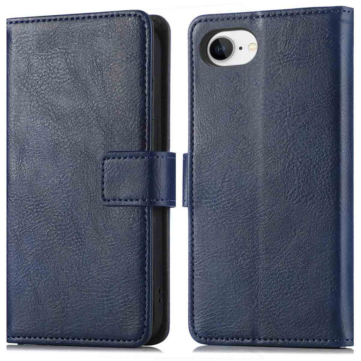 imoshion Luxe Bookcase voor de Apple iPhone 17e / 16e - Donkerblauw