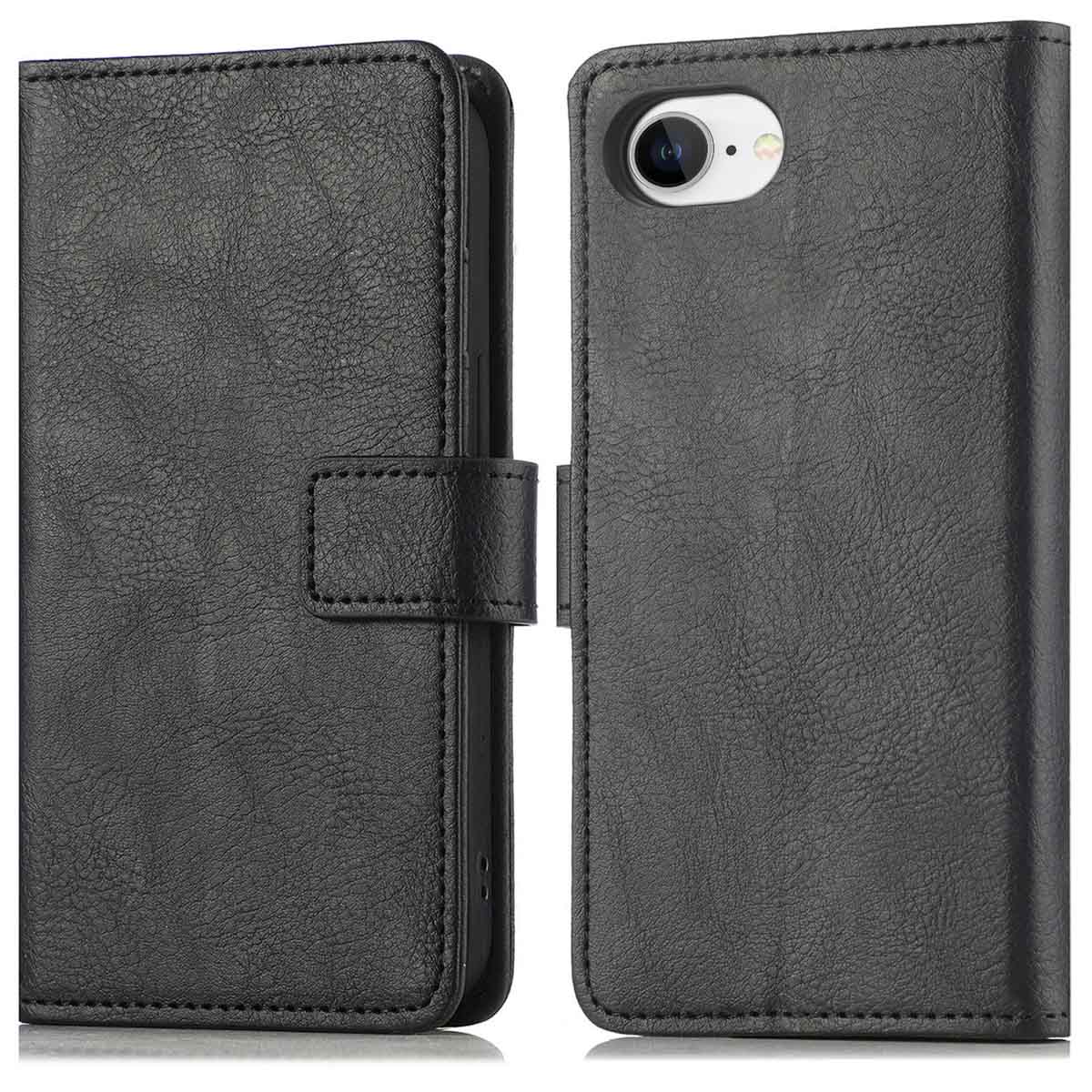 imoshion Luxe Bookcase voor de Apple iPhone 17e / 16e - Zwart