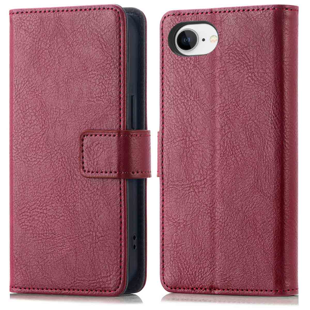 imoshion Luxe Bookcase voor de Apple iPhone 17e / 16e - Bordeaux