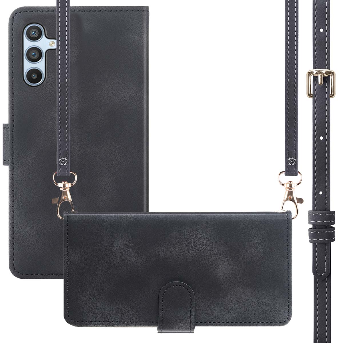 imoshion Bookcase met koord voor de Samsung Galaxy A56 - Zwart