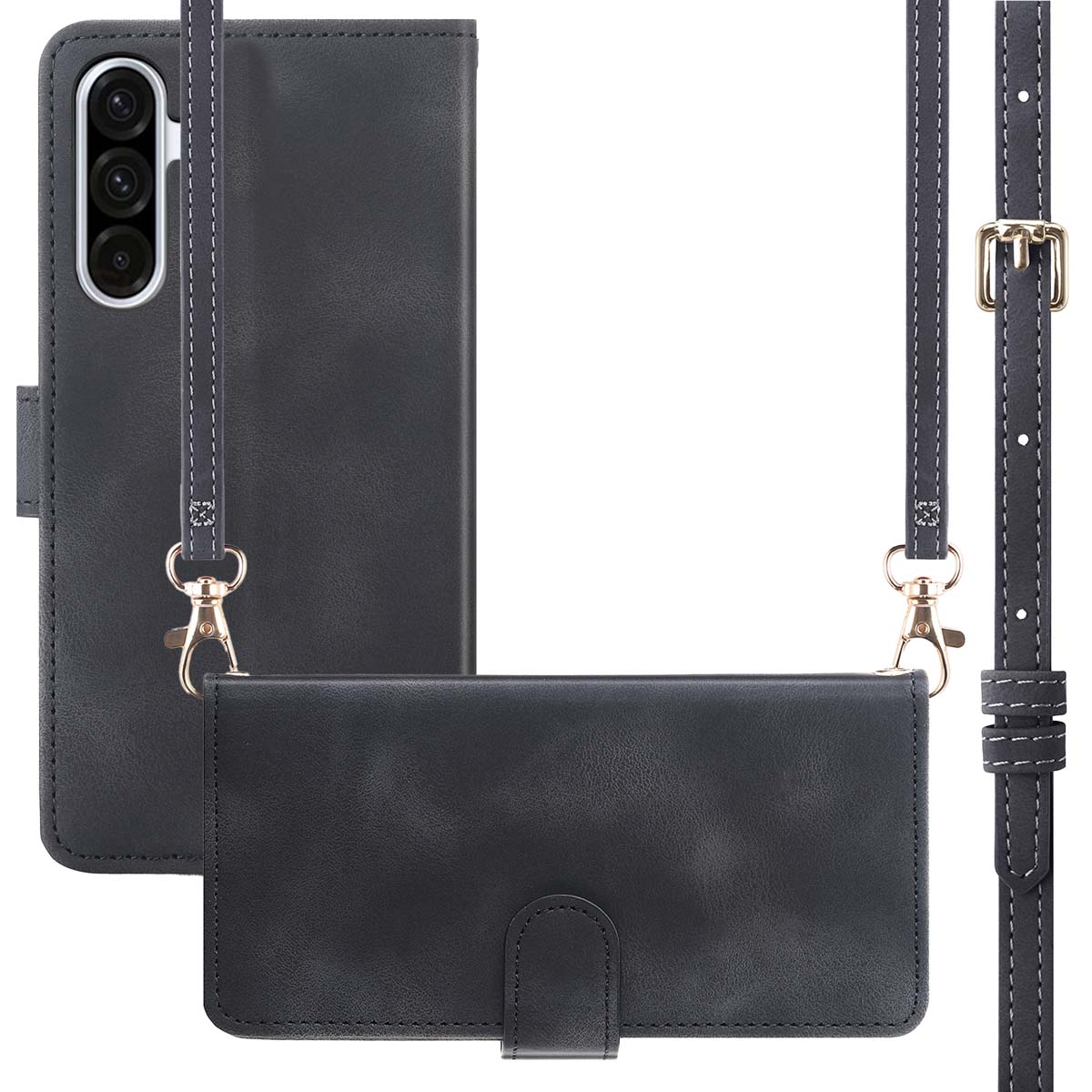 imoshion Bookcase met koord voor de Samsung Galaxy A36 - Zwart