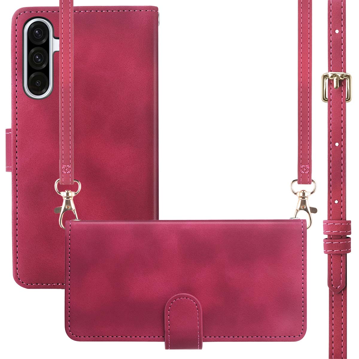 imoshion Bookcase met koord voor de Samsung Galaxy A36 - Rood