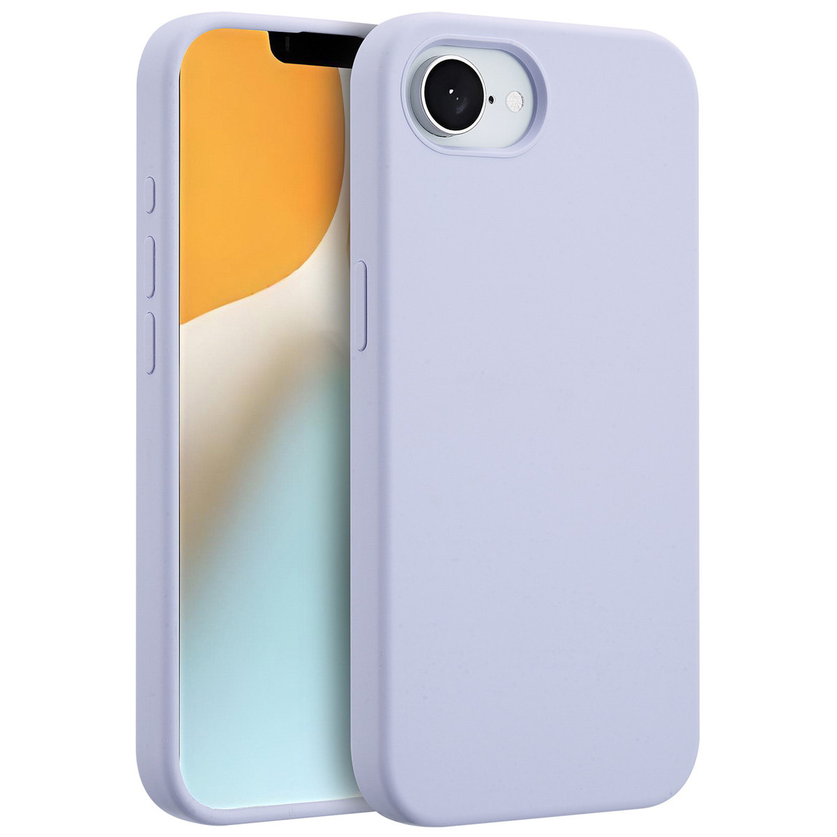Accezz Coque Liquid Silicone avec MagSafe Apple iPhone 17e / 16e - Violet